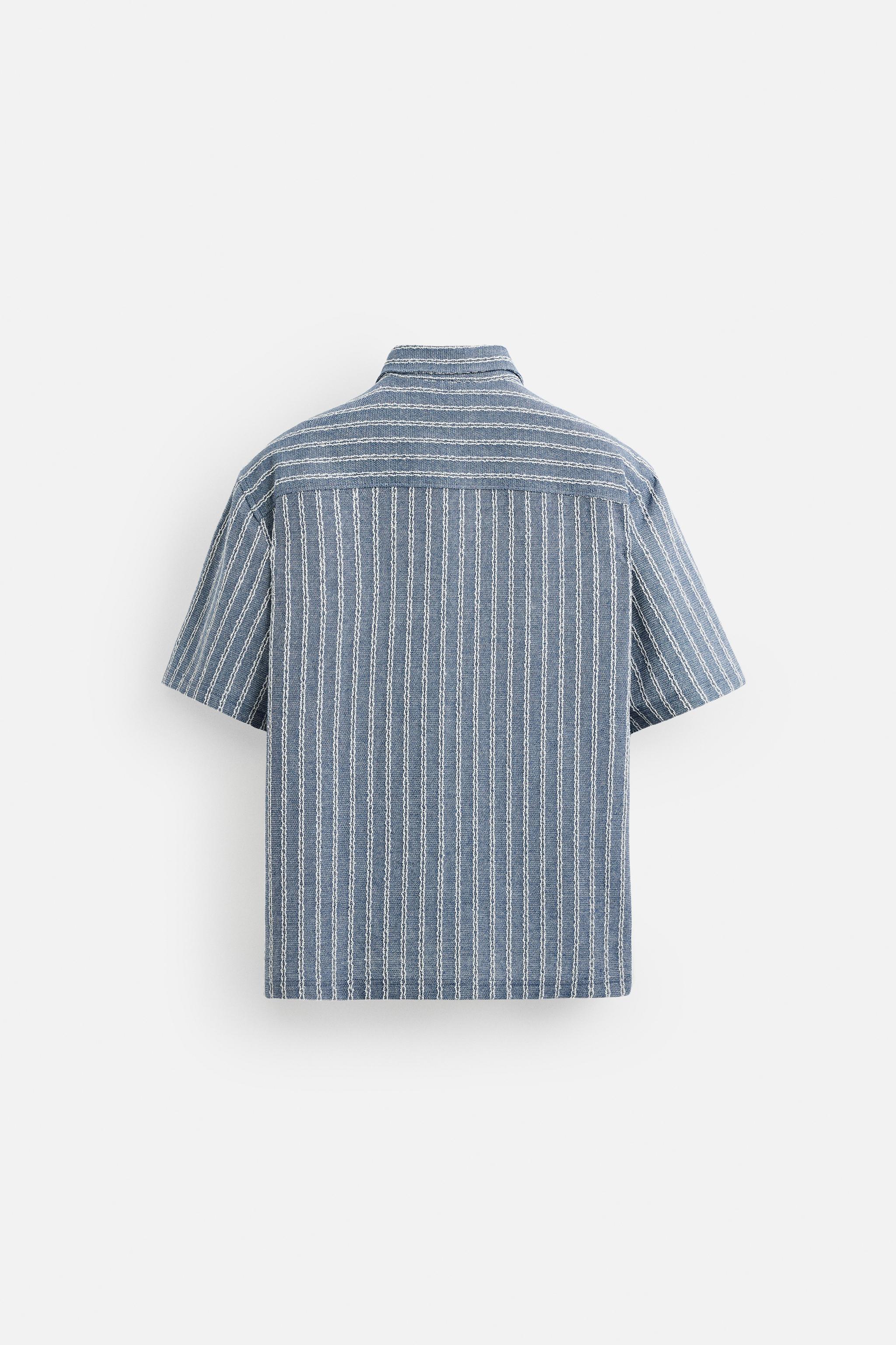 STRIPED JACQUARD SHIRT