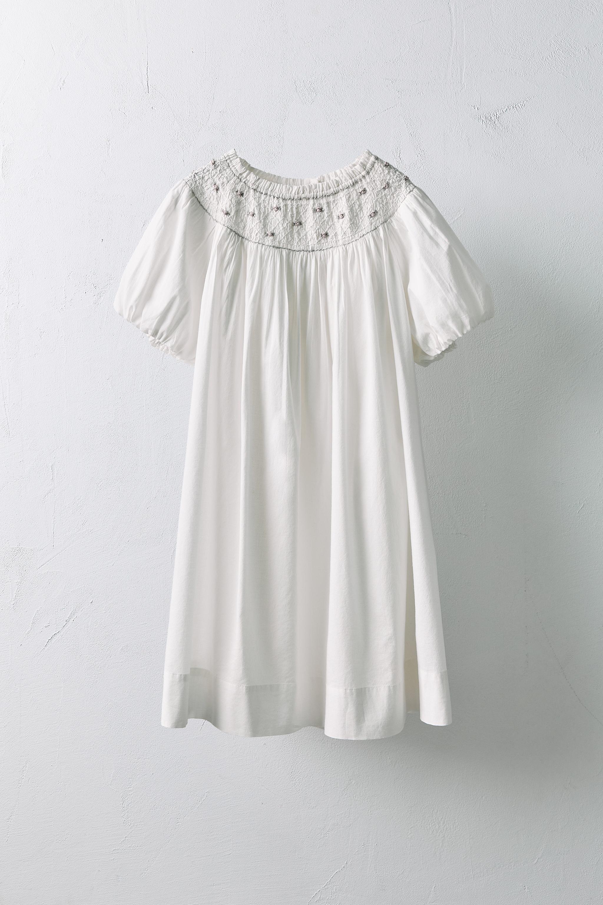 AGES 6-10/ LIMITED EDITION EMBROIDERED FLORAL DRESS