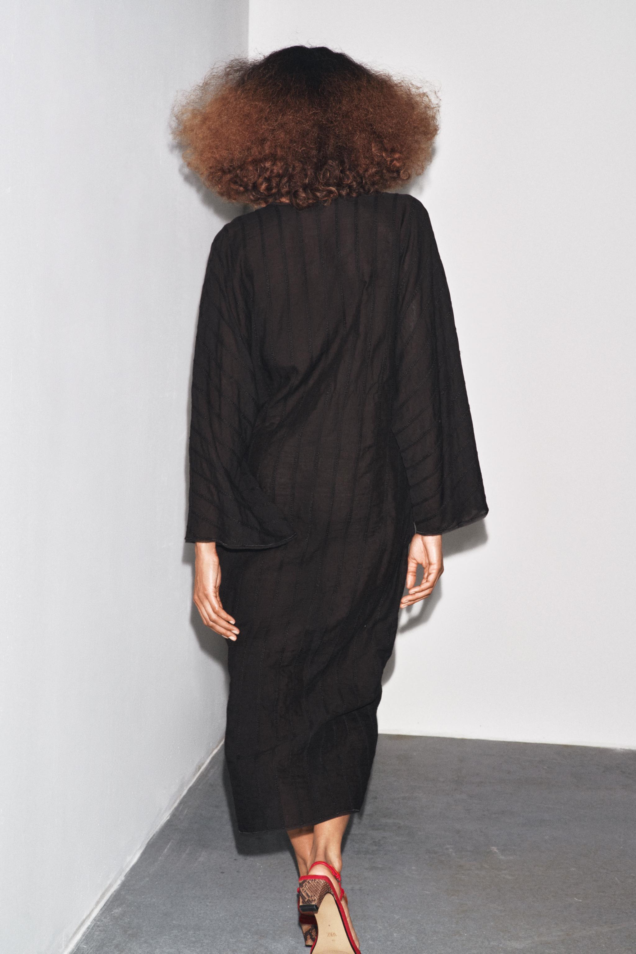 ZW COLLECTION MIDI FROG FASTENER DRESS