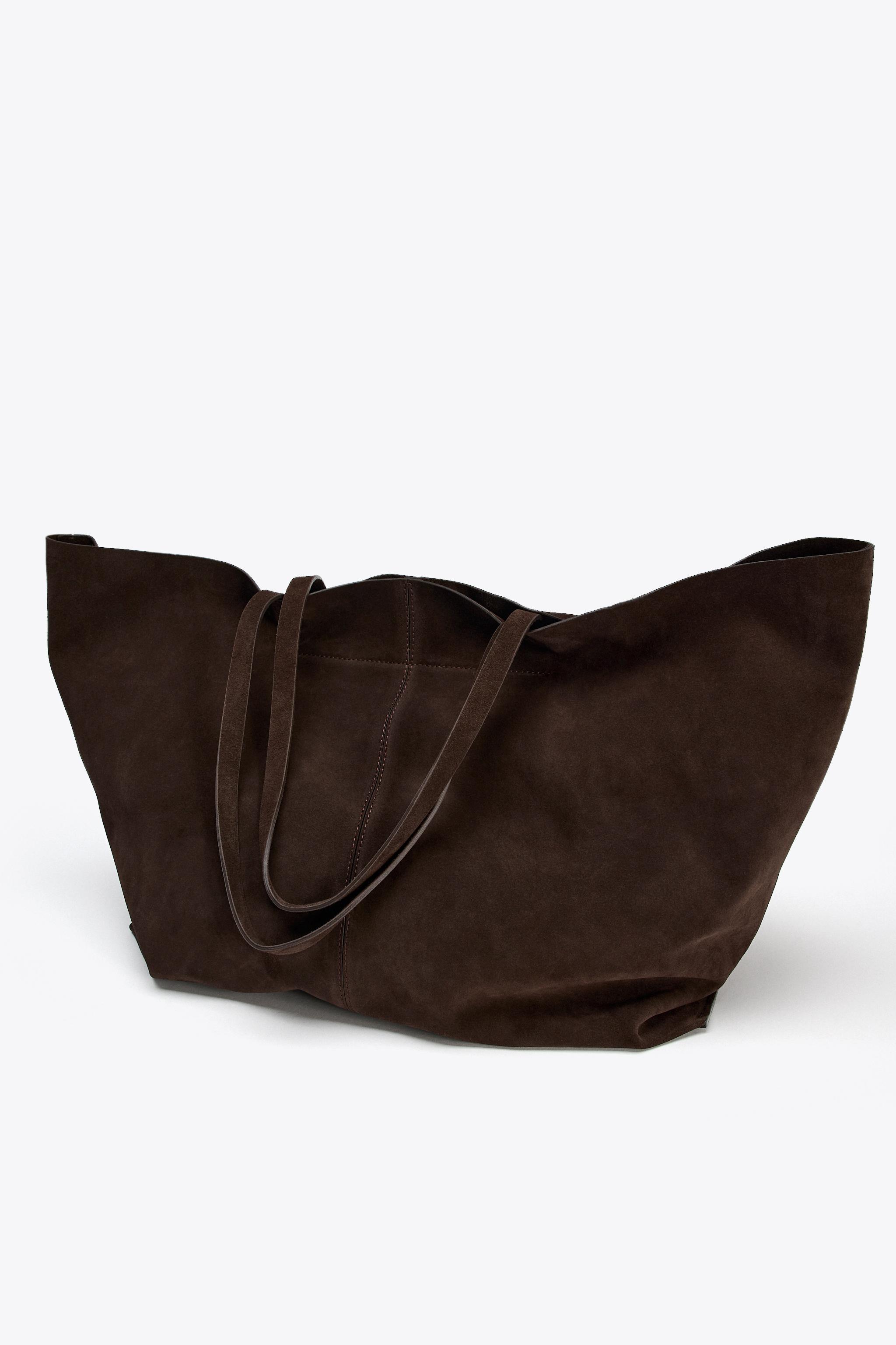 MAXI SUEDE SHOPPER
