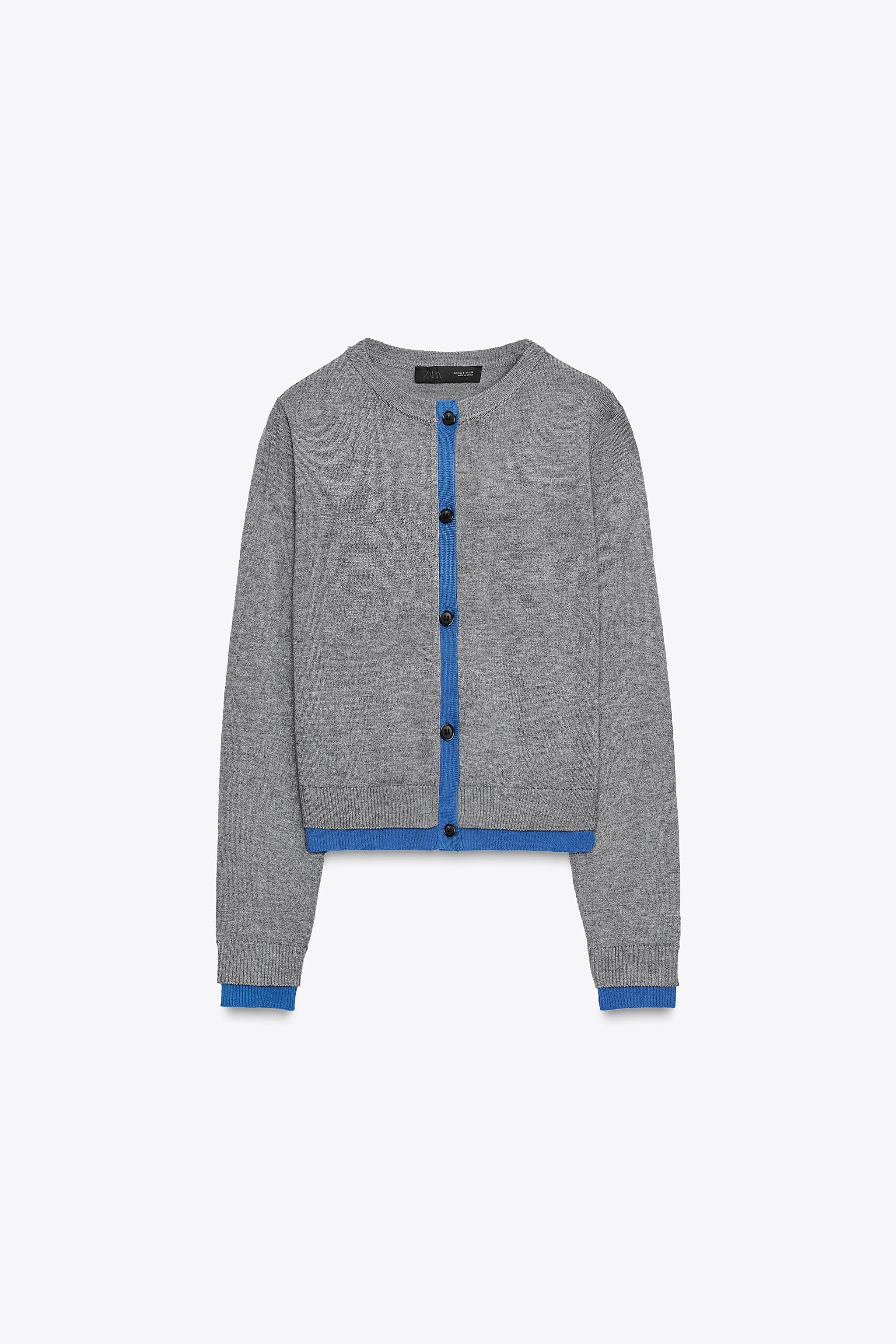 COMBINATION KNIT JACKET