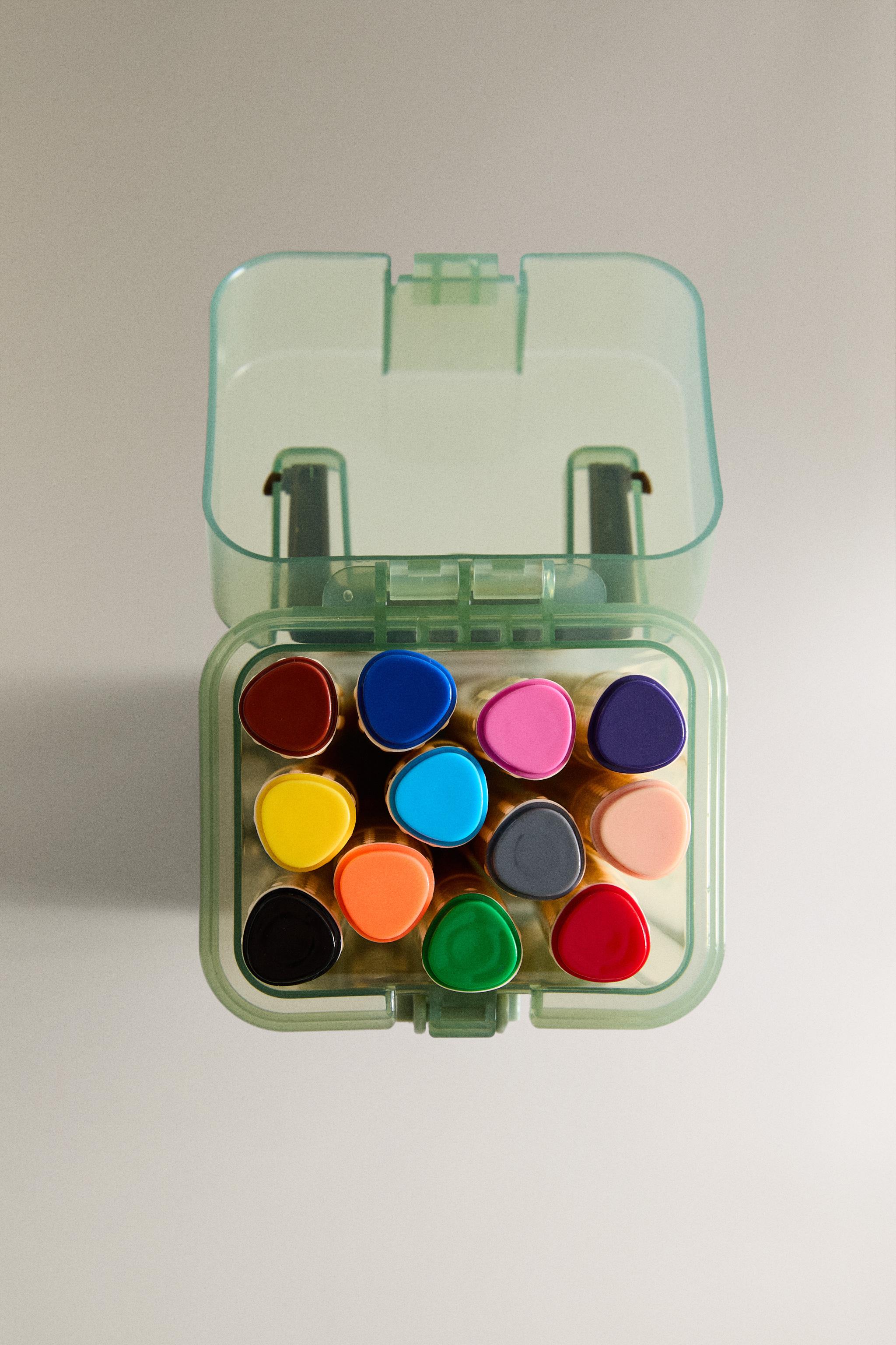 DOUBLE TIPPED MARKERS (SET OF 12)