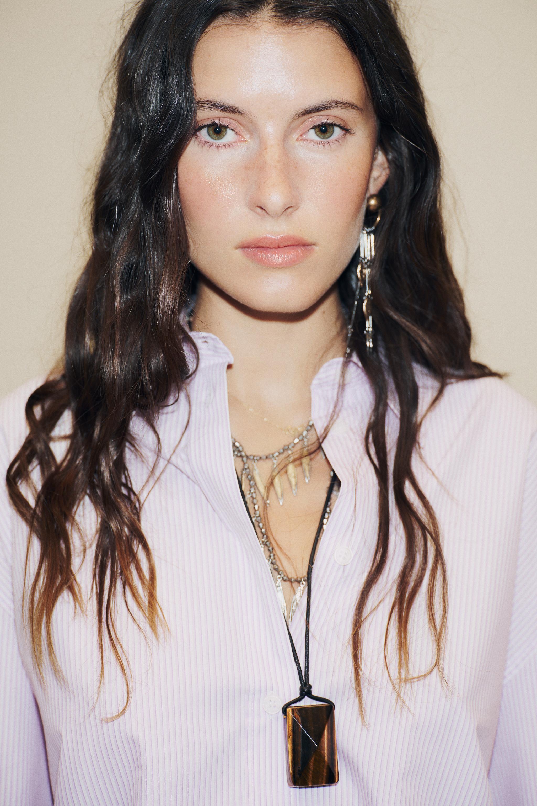 OVERSIZED POPLIN SHIRT WITH BACK TIES