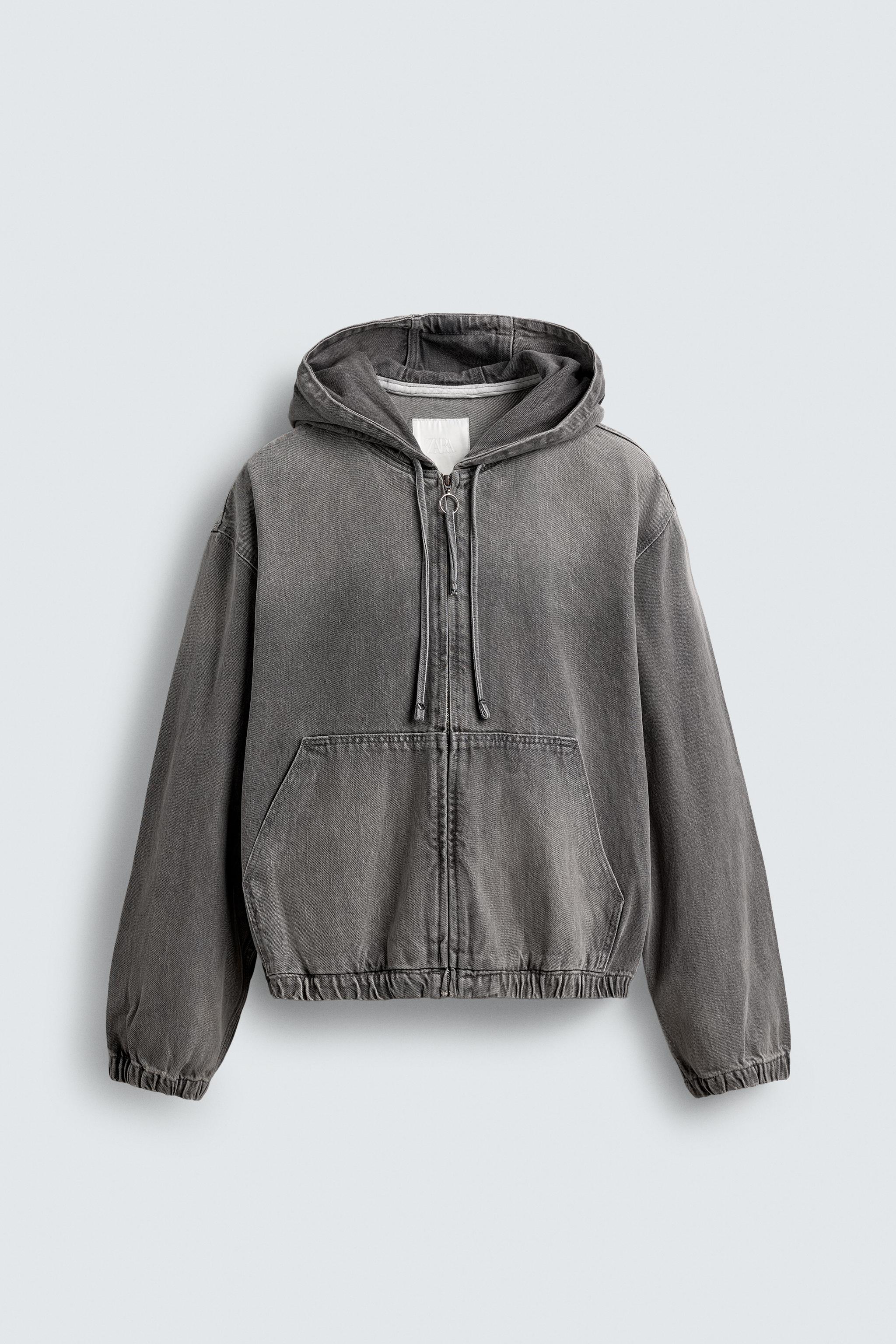 WASHED HOODED JACKET