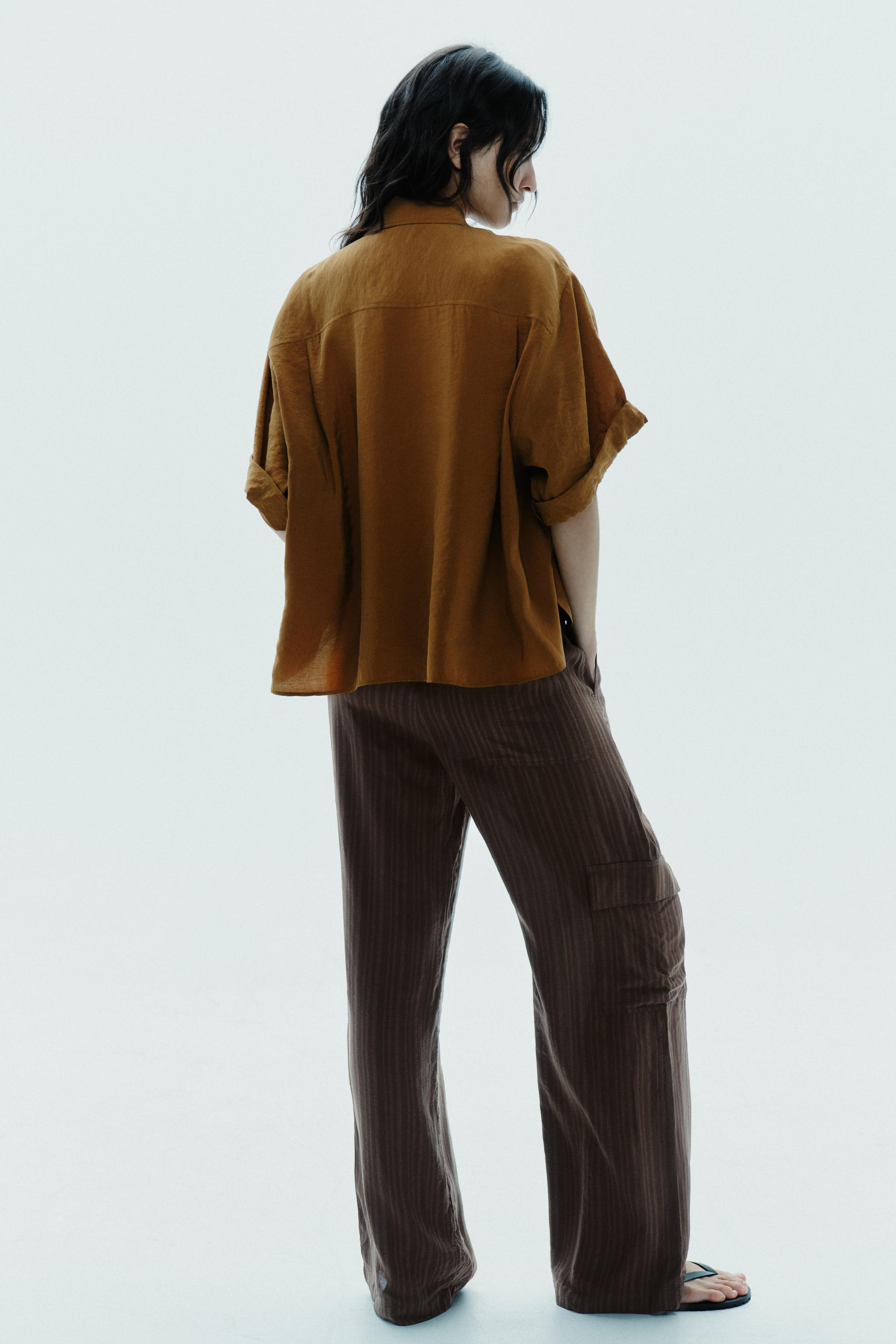 FLOWY SHORT SLEEVE SHIRT