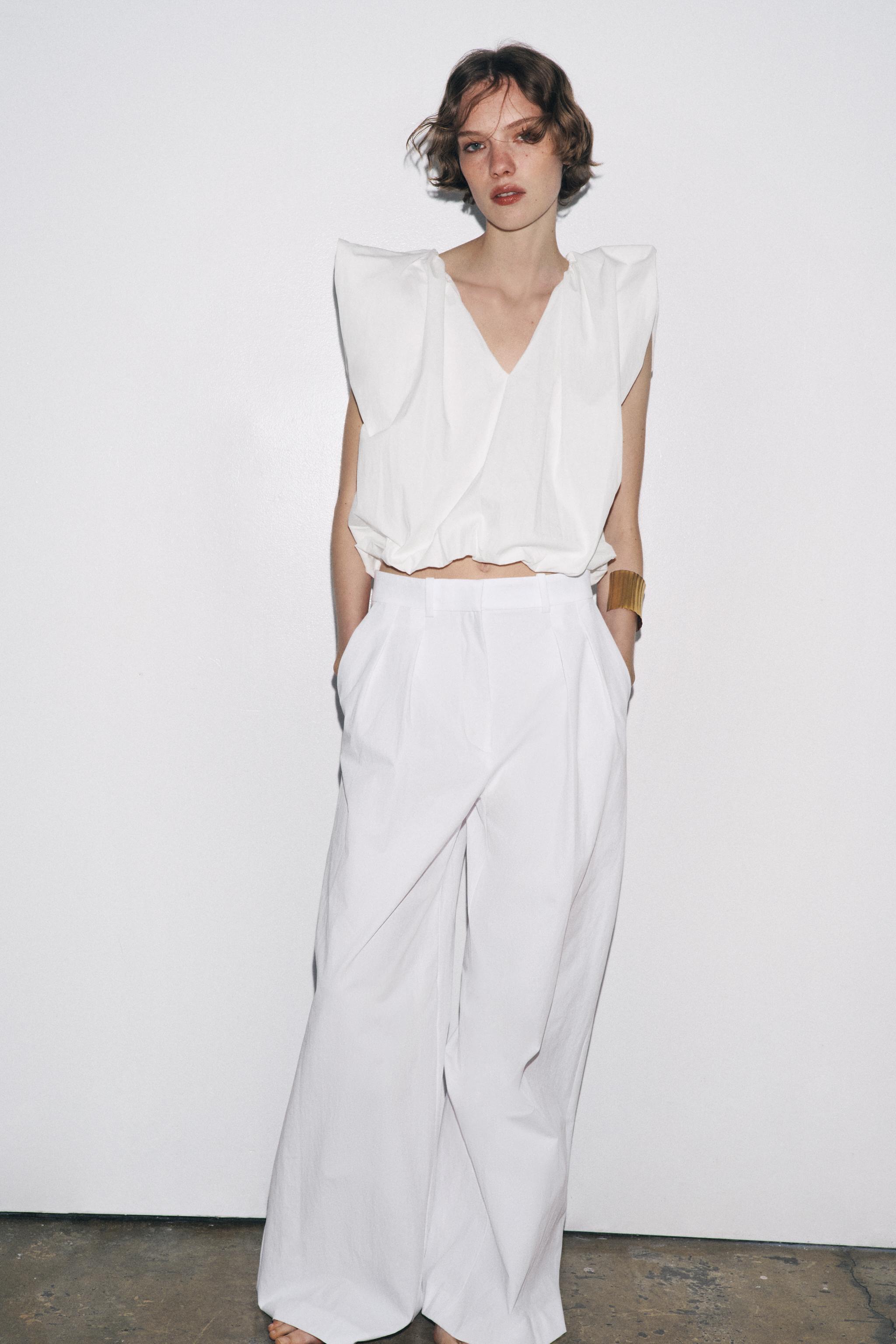 ZW COLLECTION BALLOON POPLIN TOP