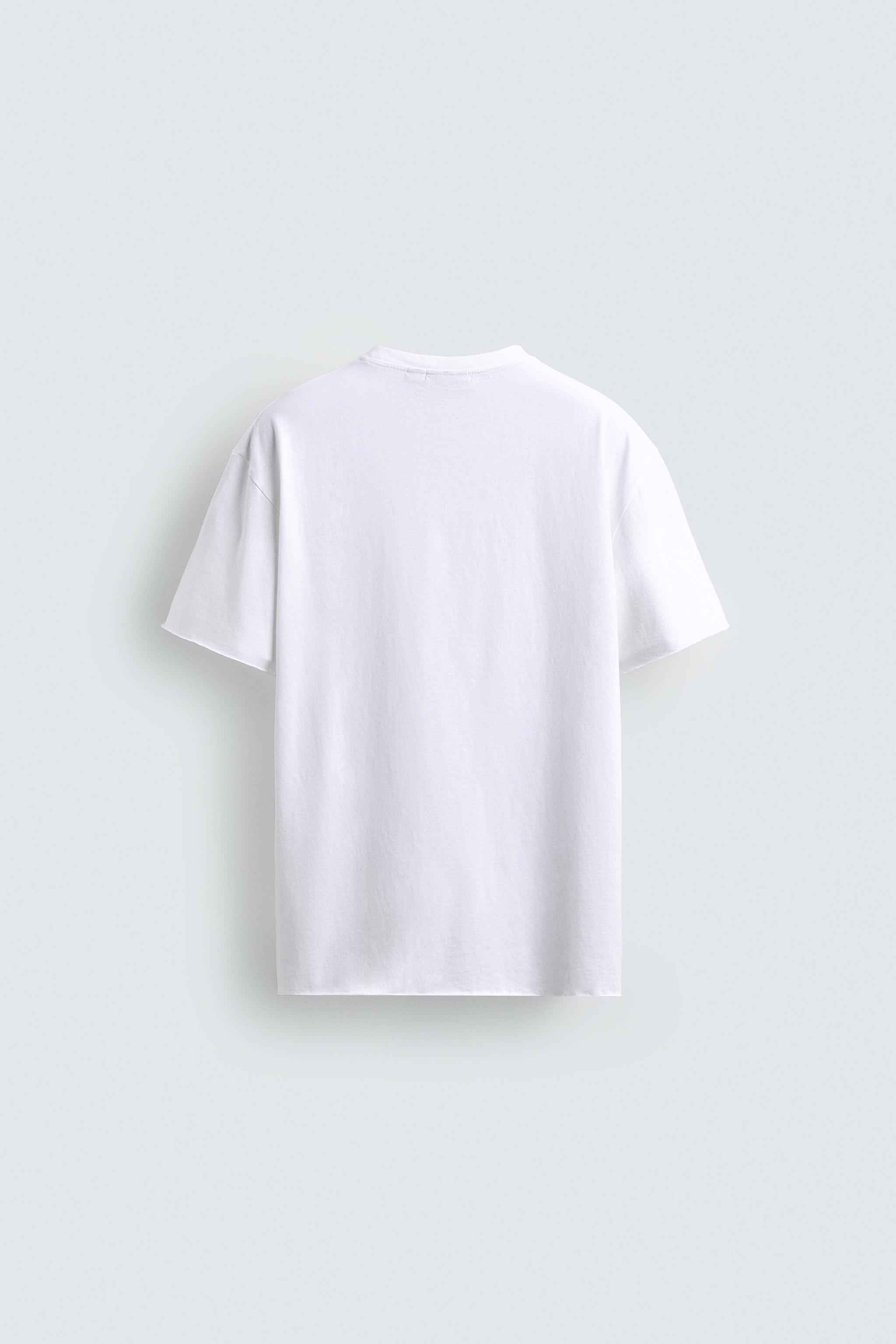 LIGHTWEIGHT T-SHIRT WITH IRREGULAR FINISH