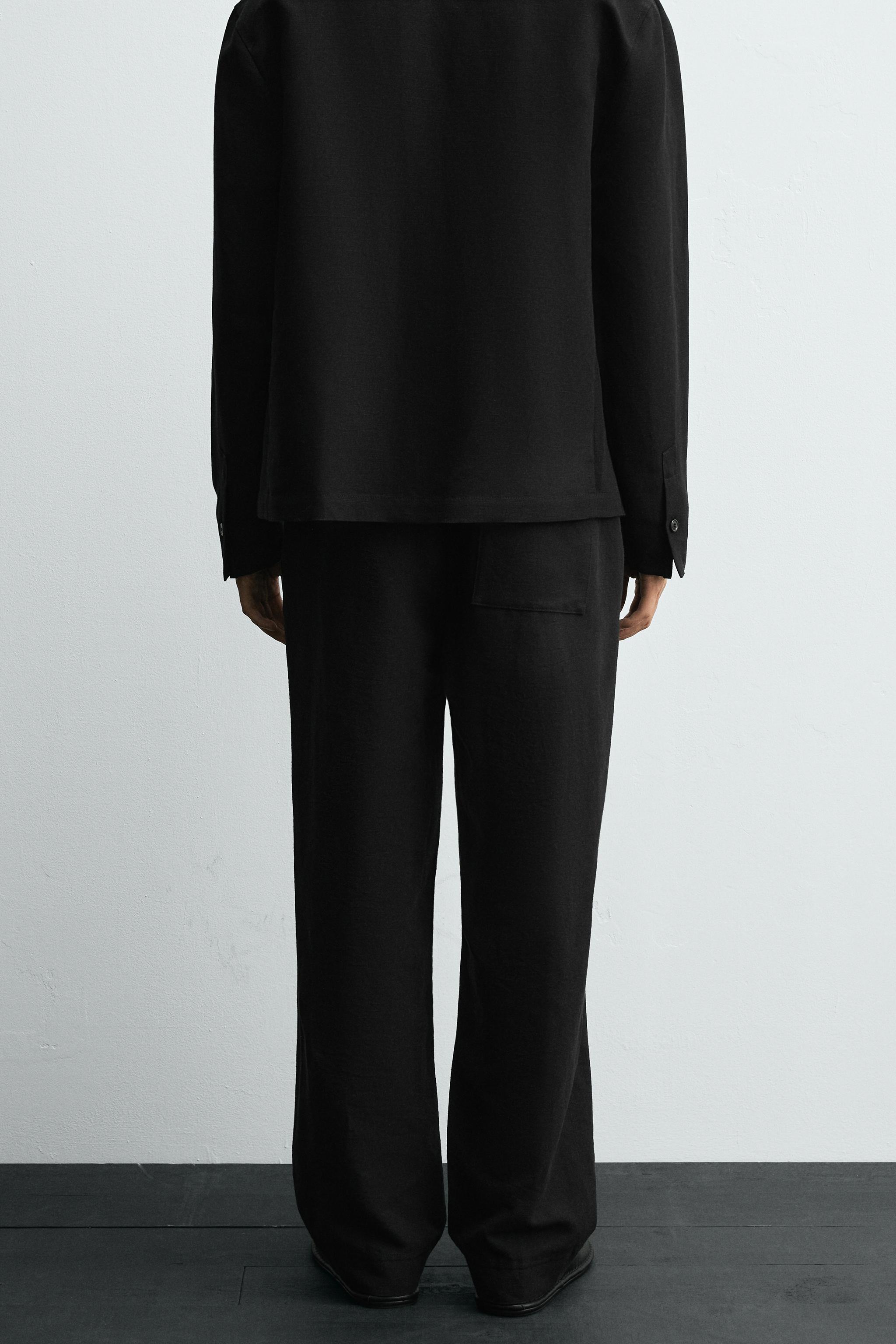 COTTON - LINEN SUIT PANTS