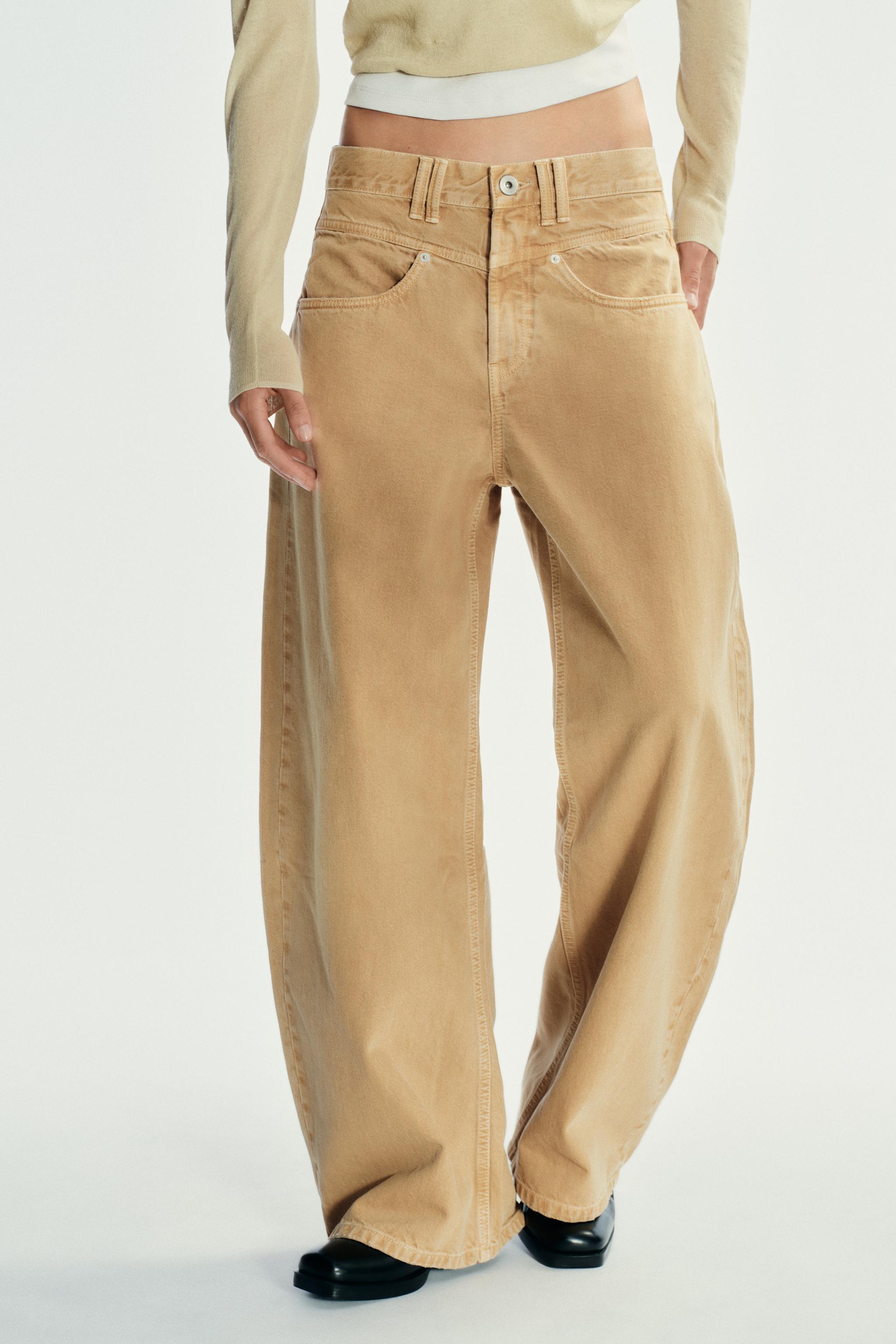 TRF LOW RISE BAGGY JEANS