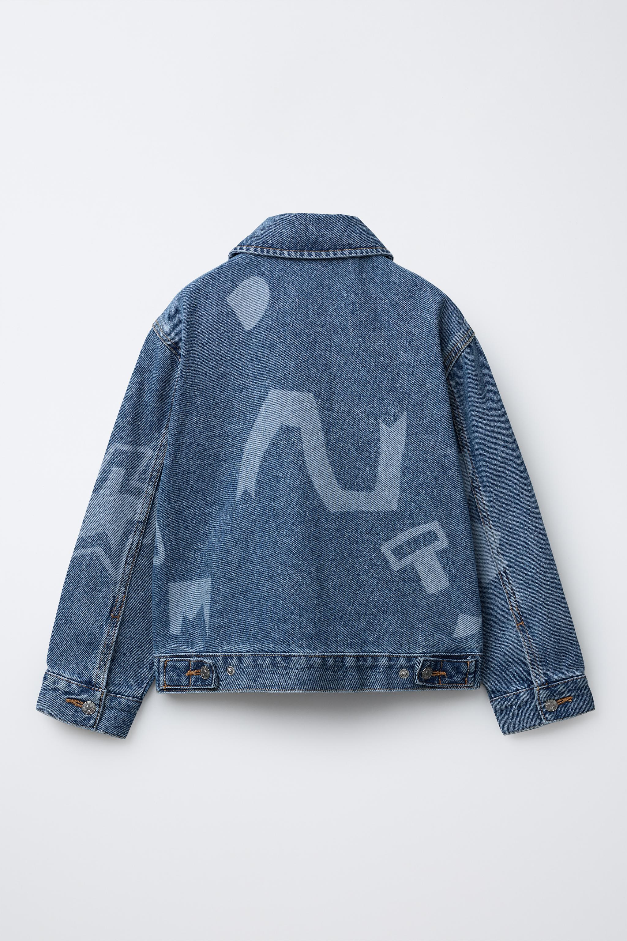 PRINTED DENIM JACKET