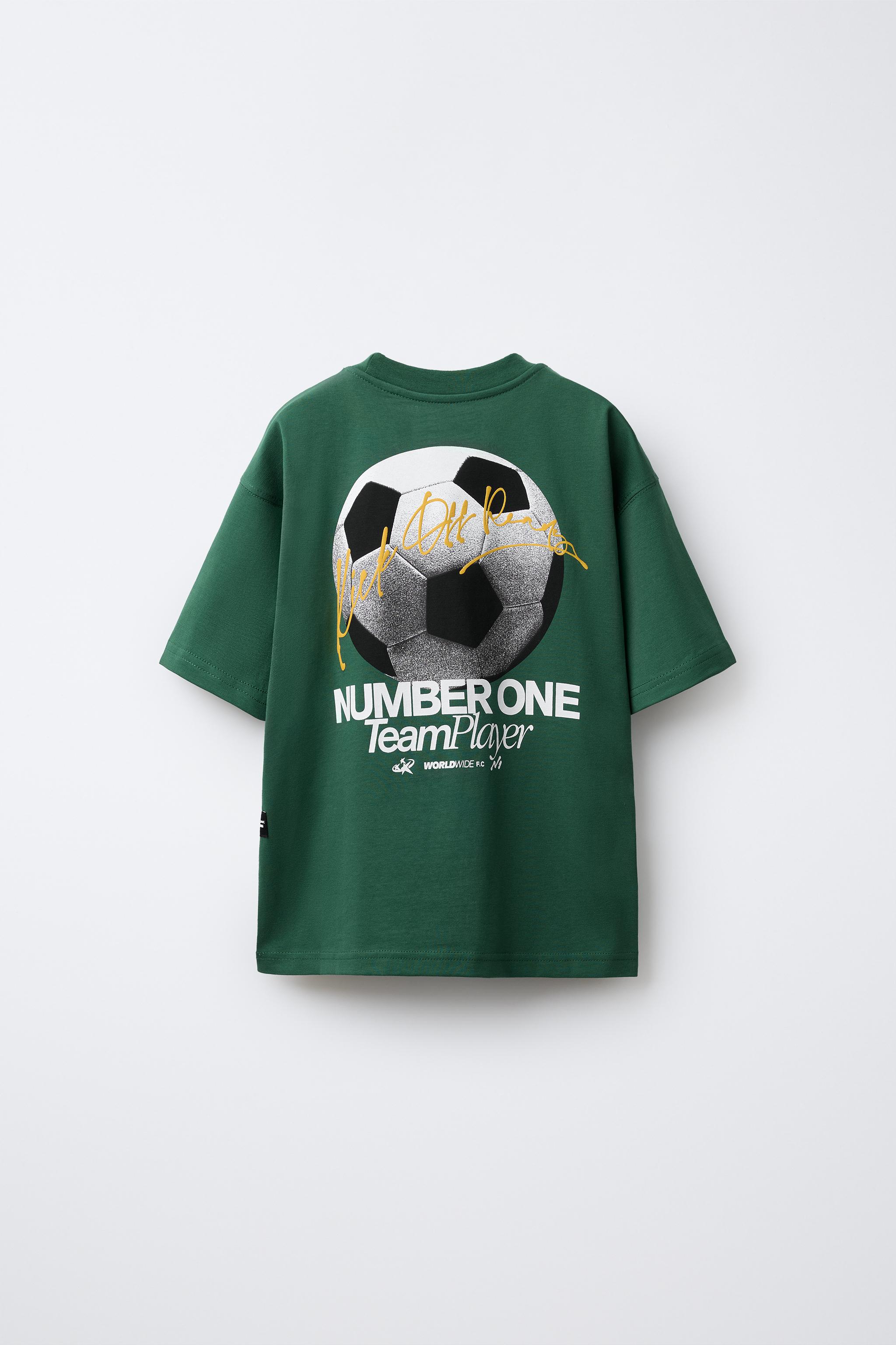 FOOTBALL PRINT T-SHIRT