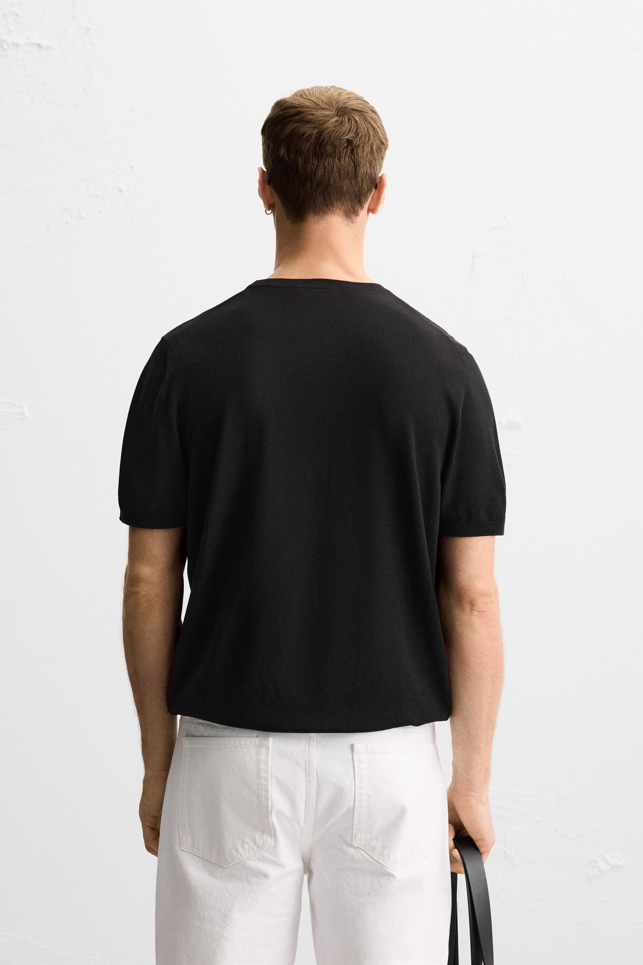 KNIT REGULAR FIT T-SHIRT