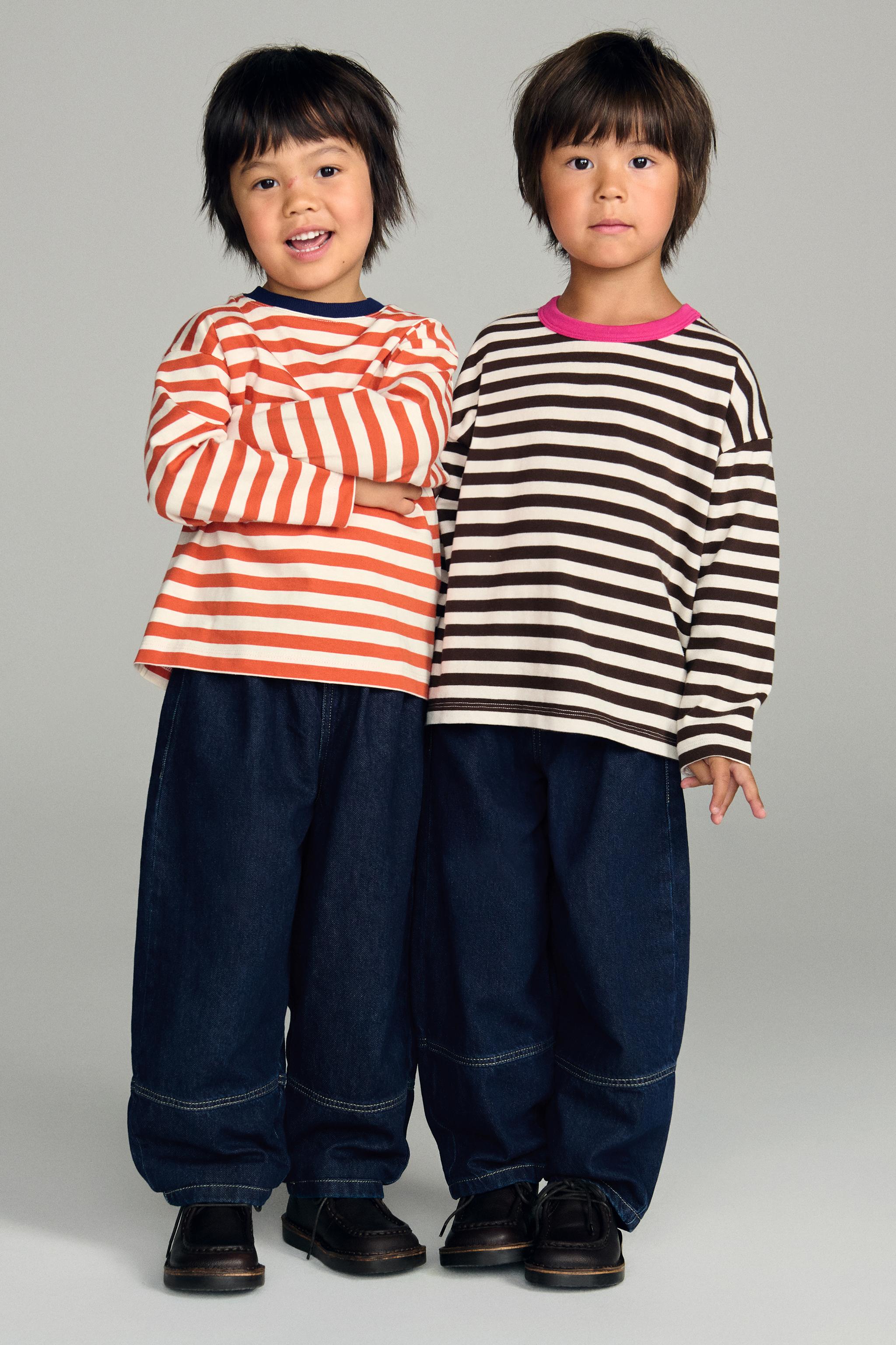 ZARA TIMELESS - STRIPED TOP WITH TRIM