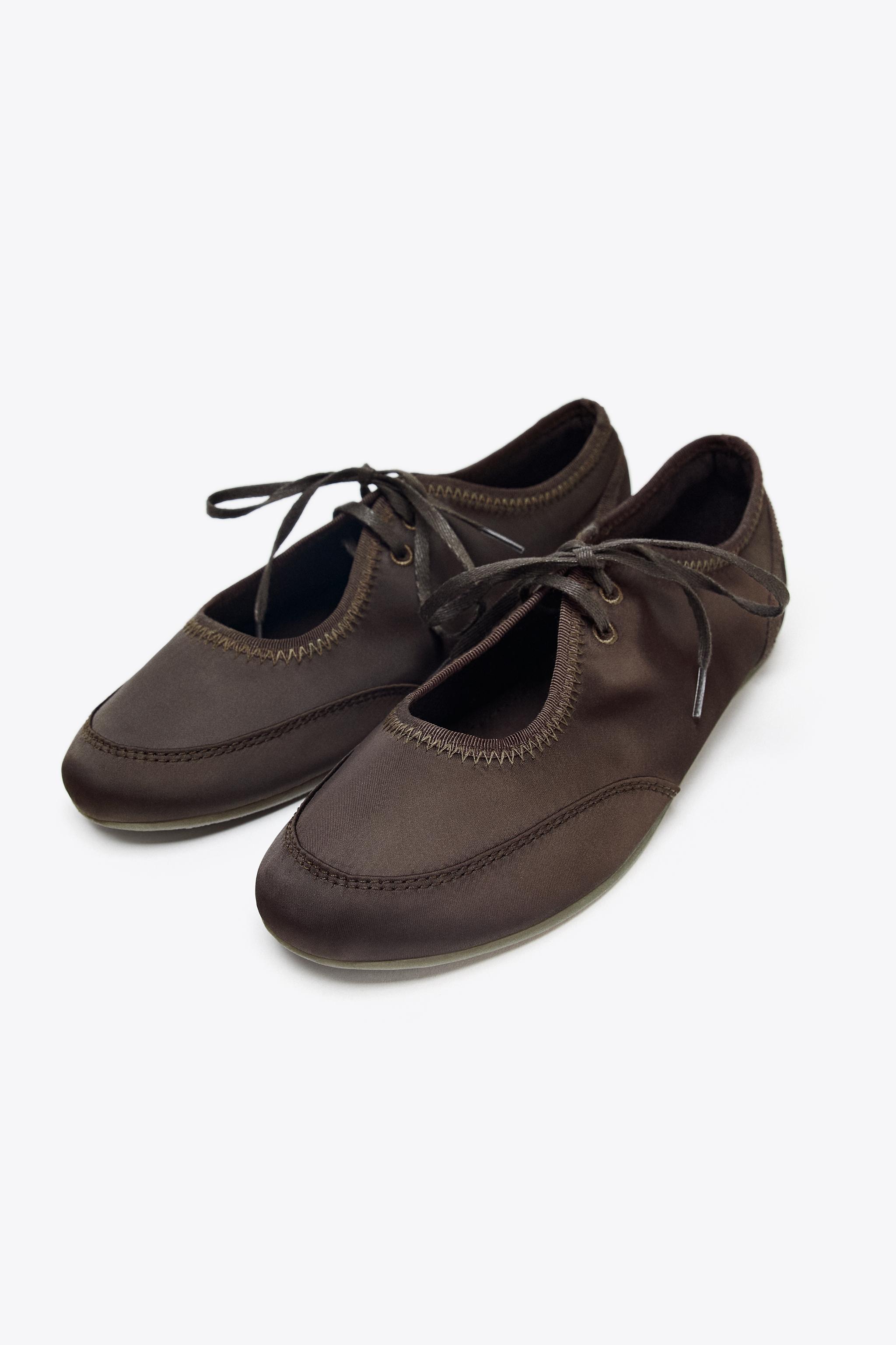 SPORTY BALLET FLATS WITH BOW