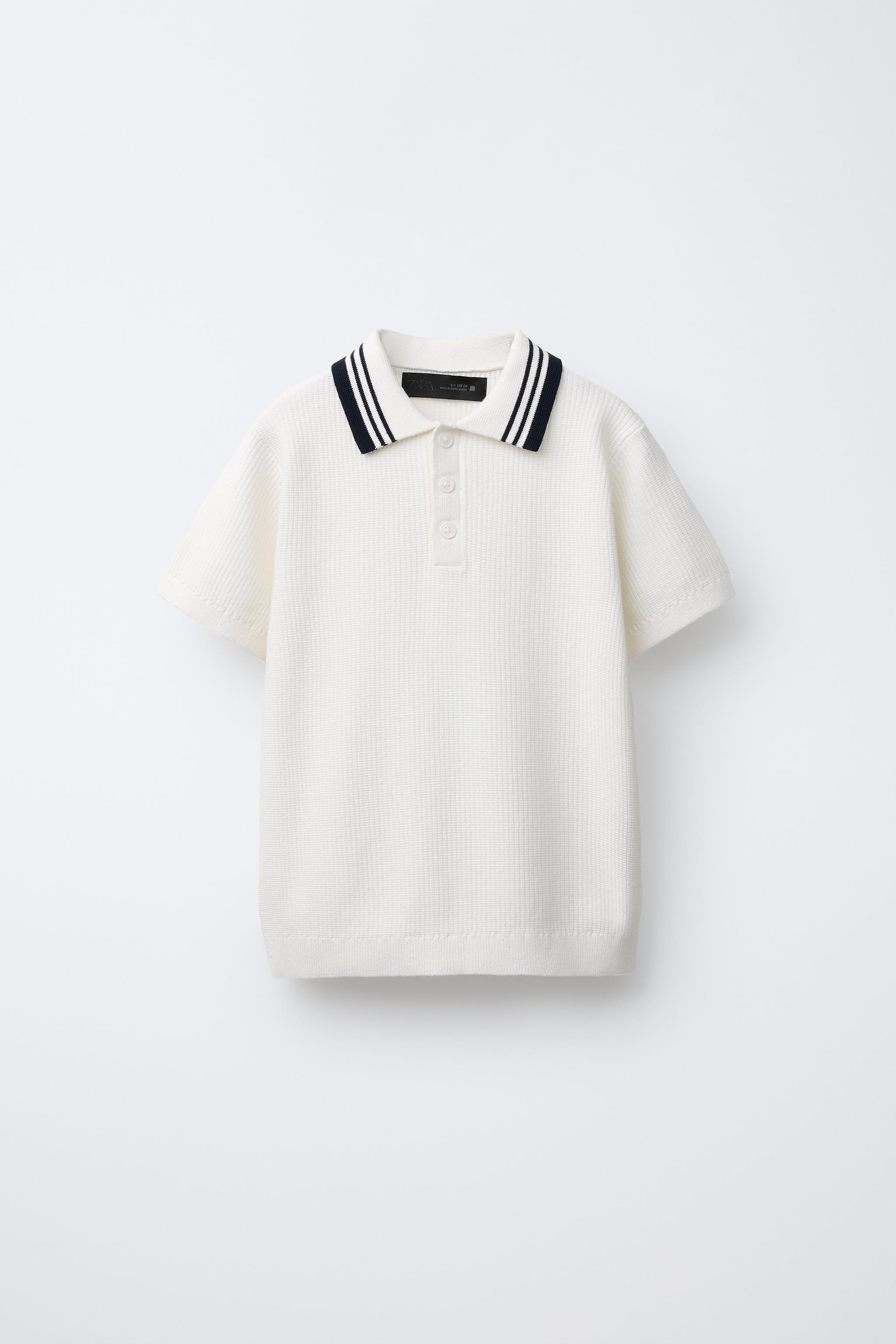 BASIC RIBBED POLO SHIRT