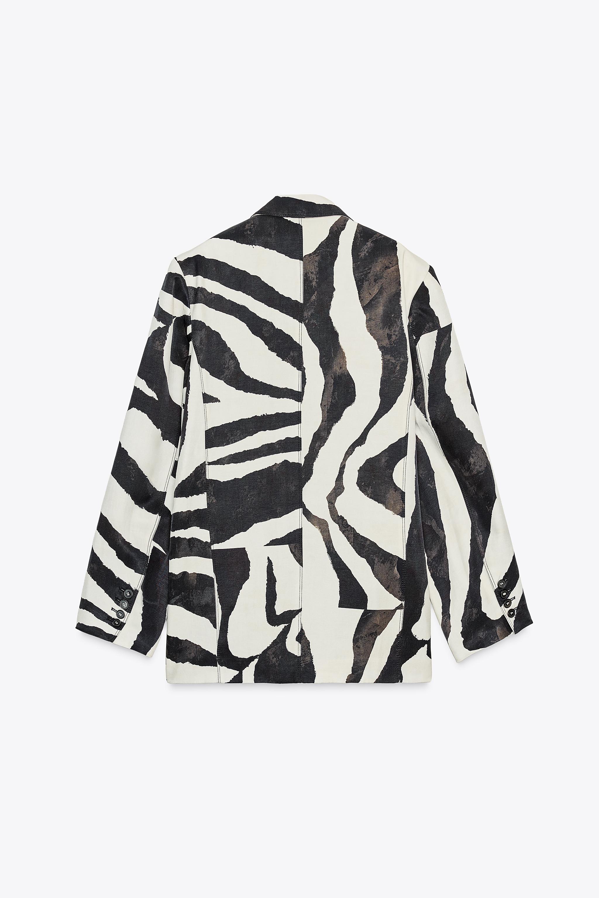 ZW COLLECTION ANIMAL PRINT BLAZER