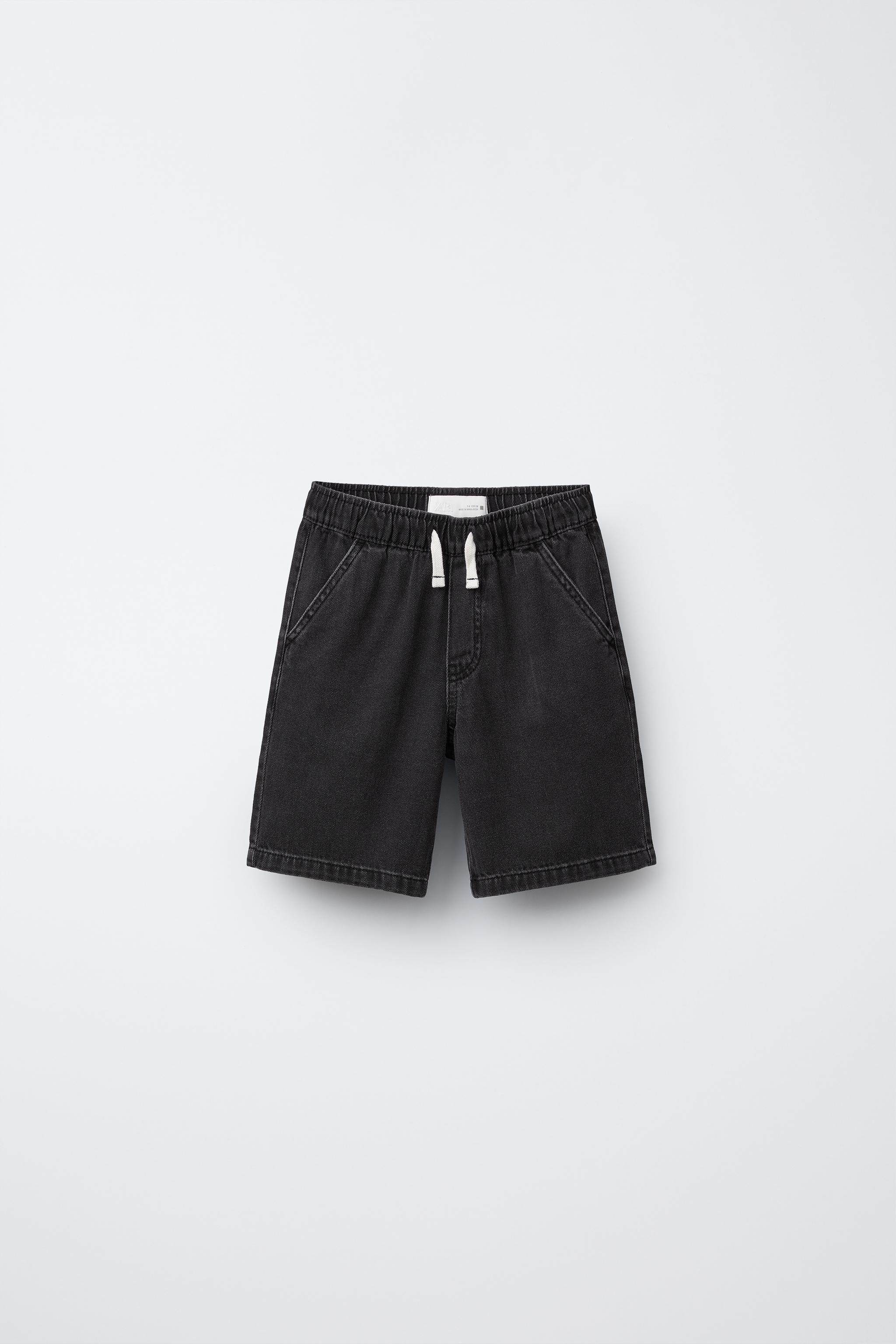 LOOSE DENIM BERMUDA SHORTS