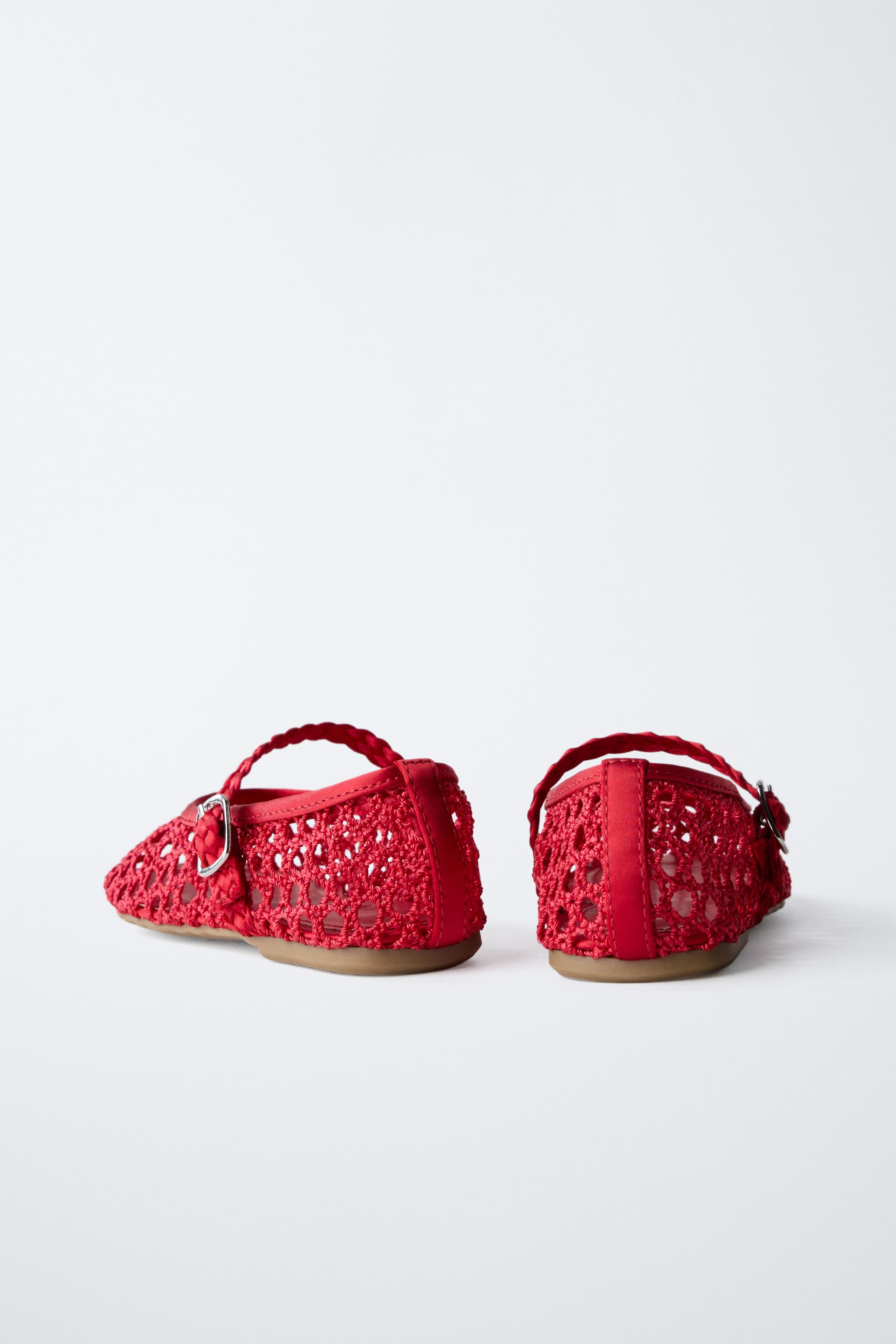 OPENWORK BALLET FLATS