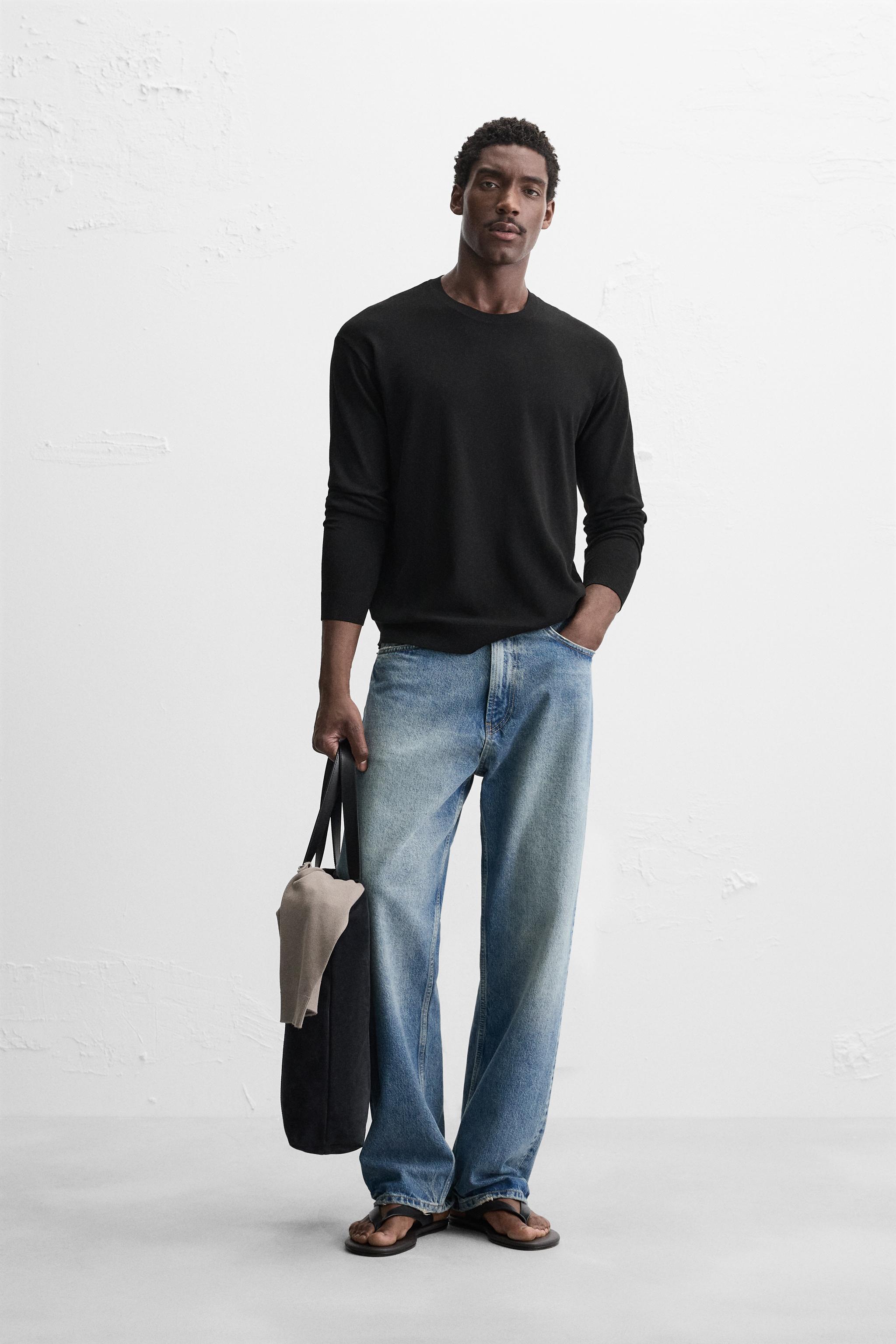 REGULAR FIT TEXTURED KNIT SWEATER