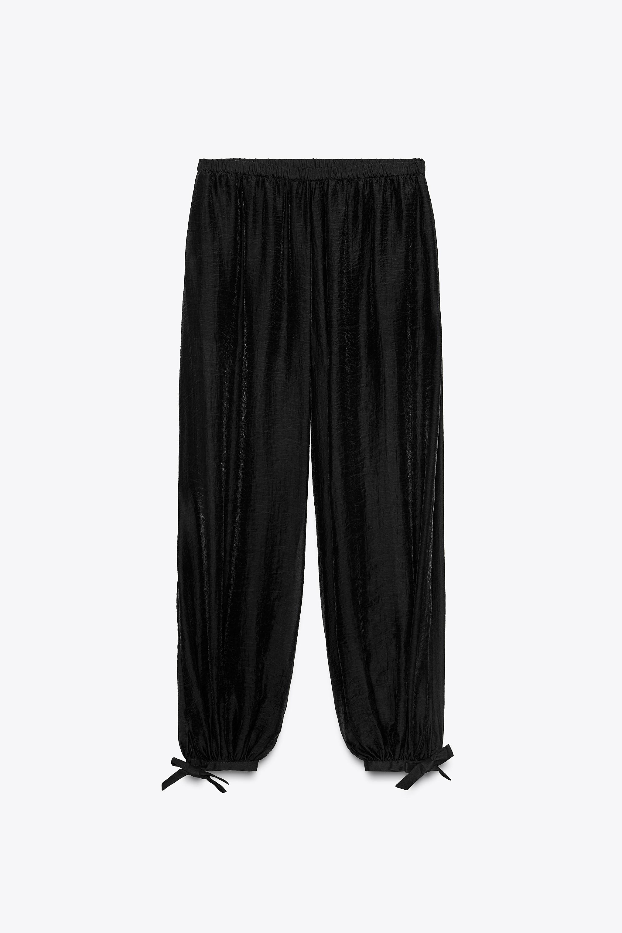 ZW COLLECTION TIE-HEM BALLOON PANTS