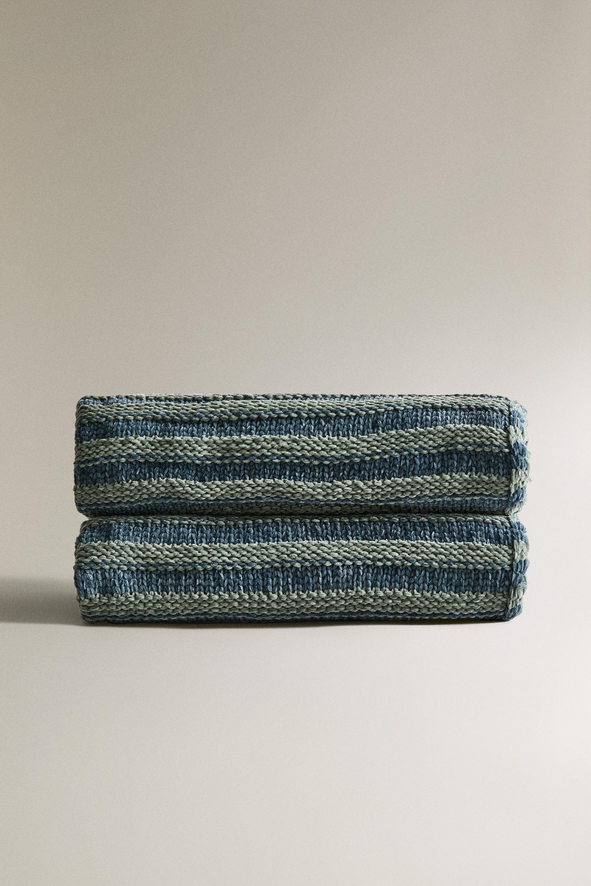 CHILDREN'S STRIPED CHENILLE BLANKET