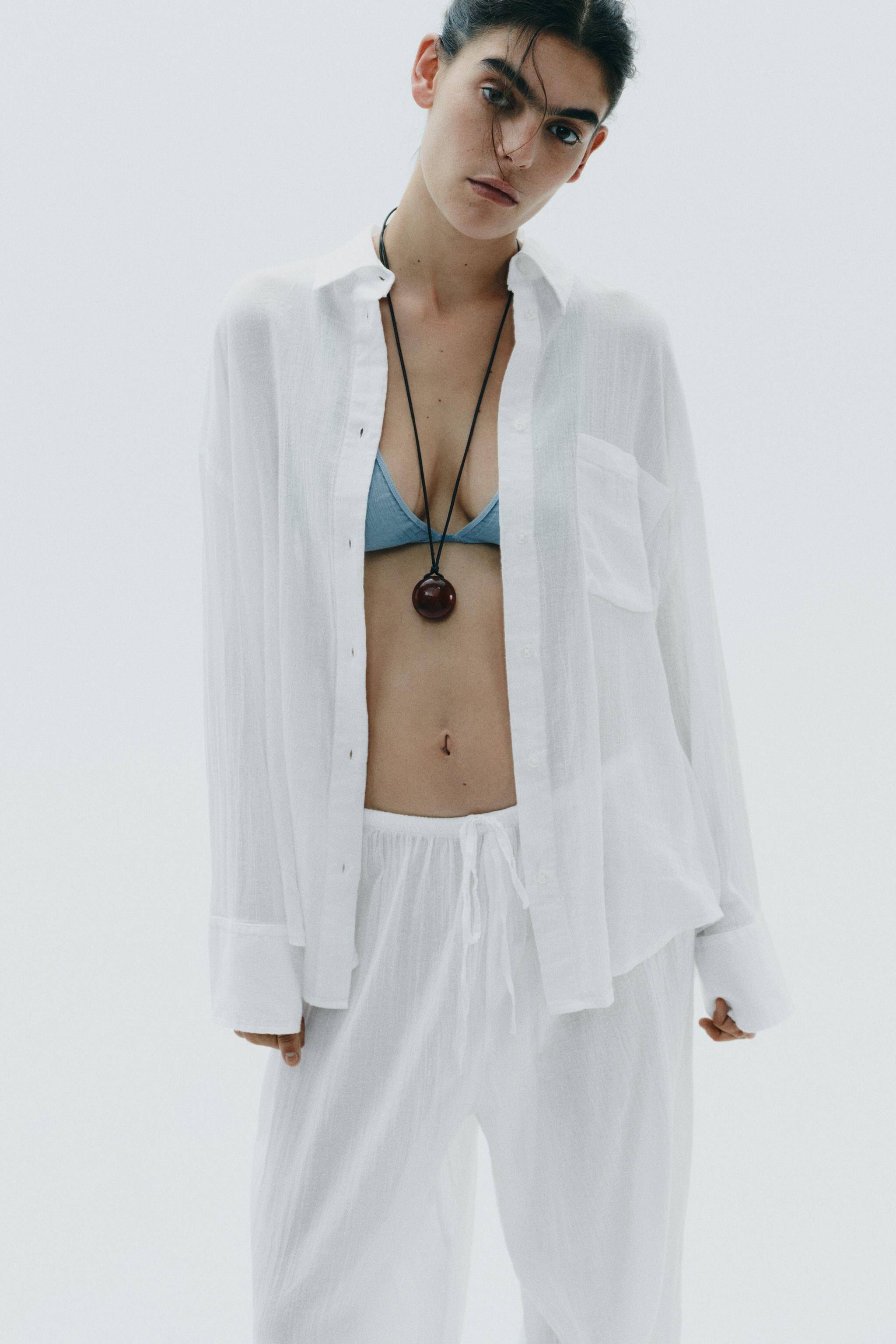 OVERSIZED GAUZE SHIRT