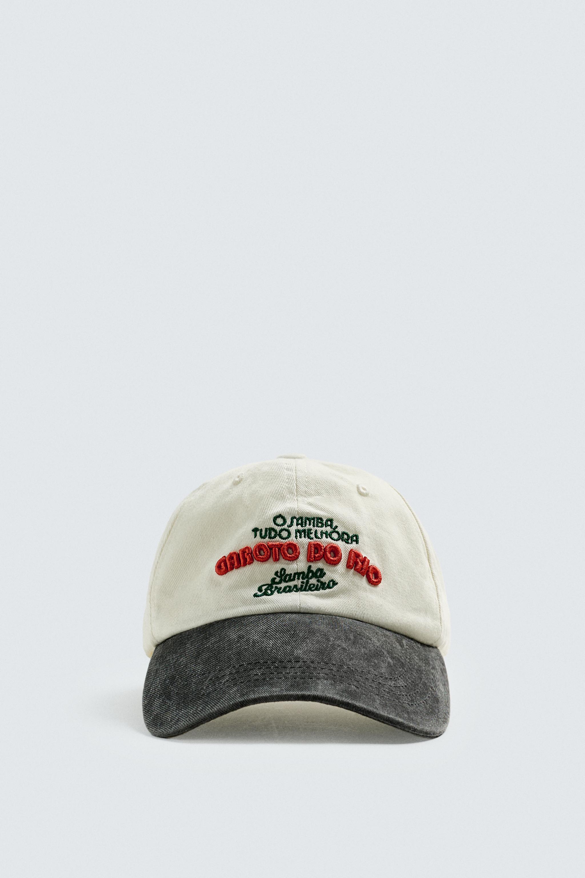 CONTRAST EMBROIDERY CAP