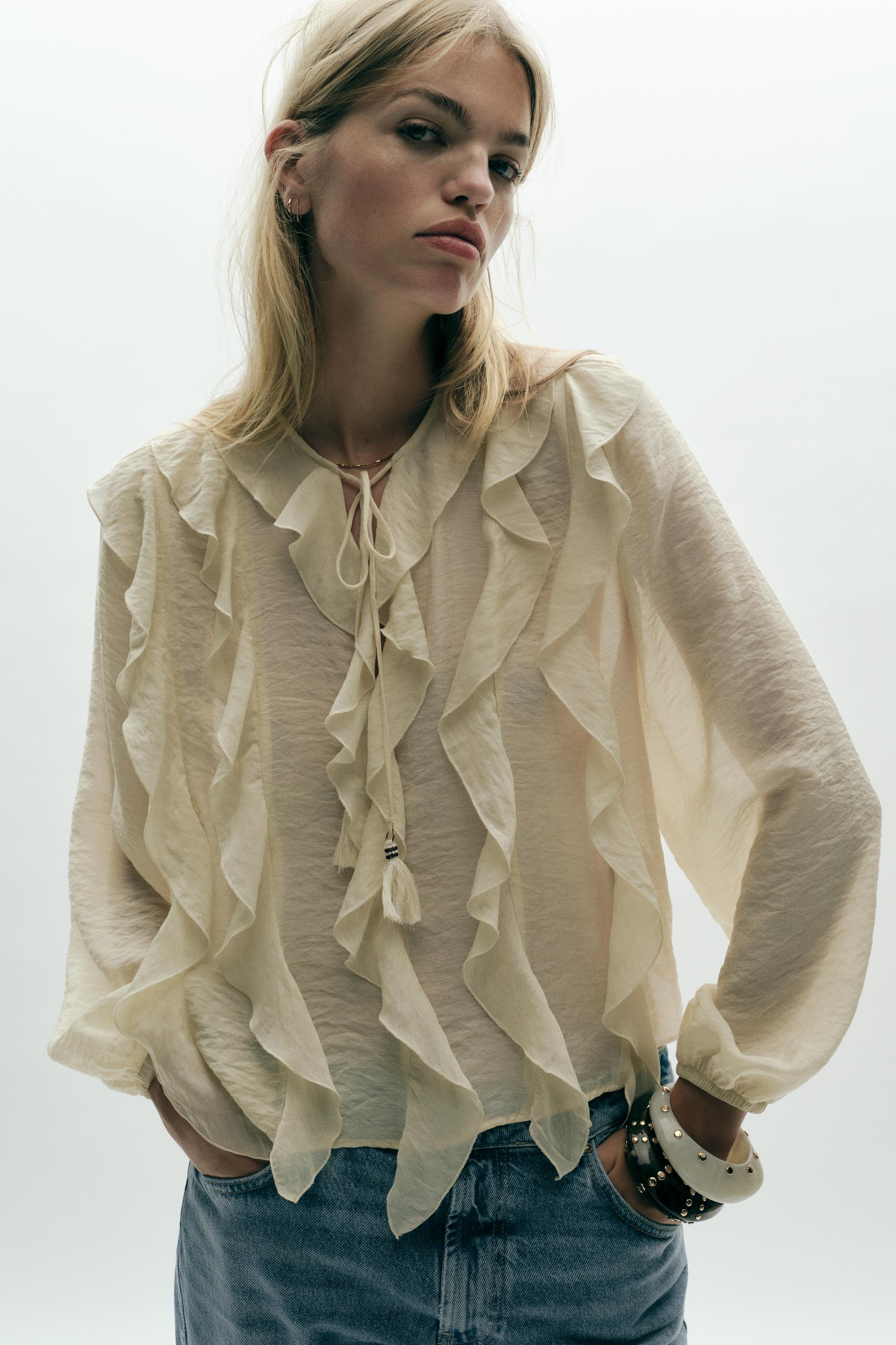 RUFFLED ROMANTIC BLOUSE