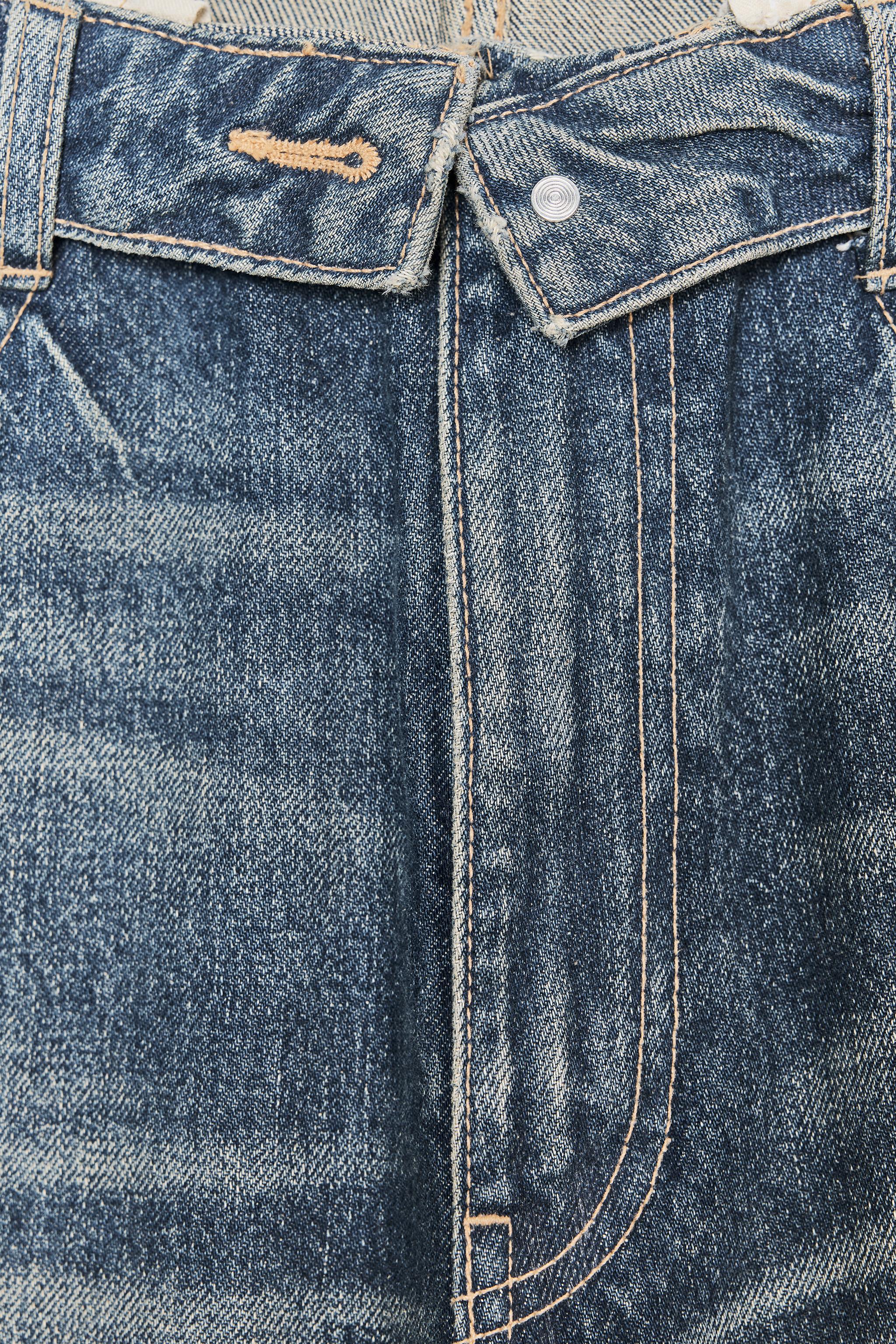 TRF MID-RISE FOLD-OVER WAISTBAND JEANS