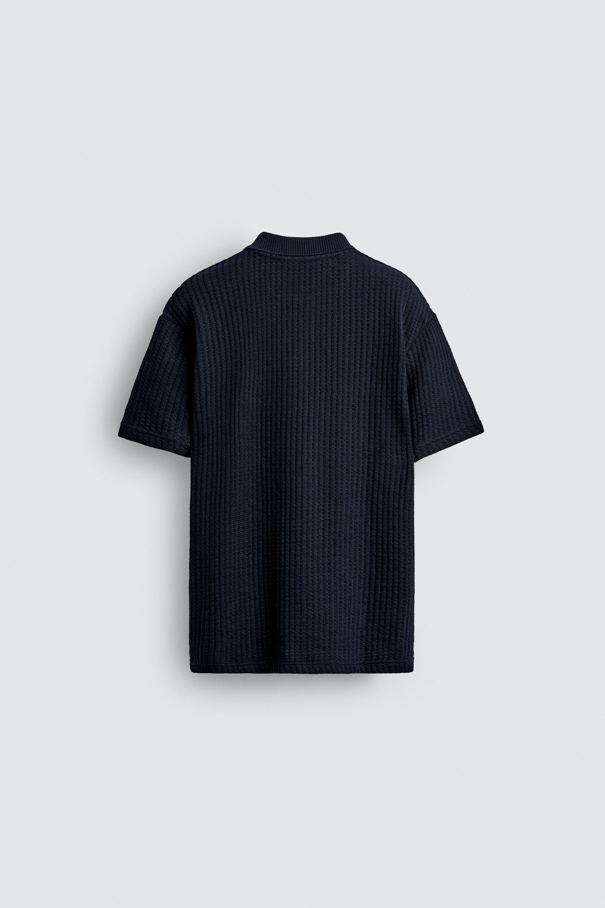TEXTURED POLO SHIRT