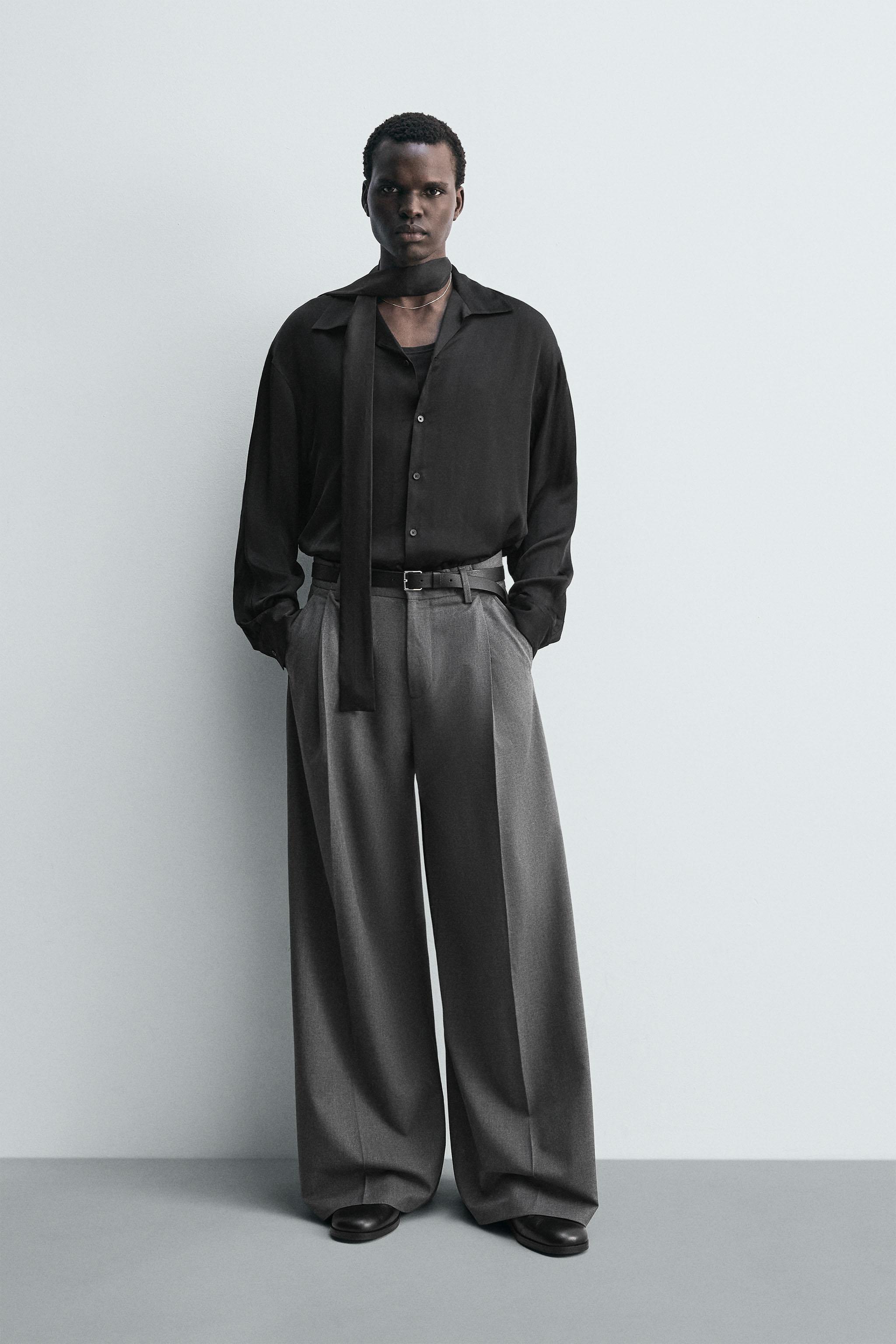 RELAXED FIT FLOWY SHIRT