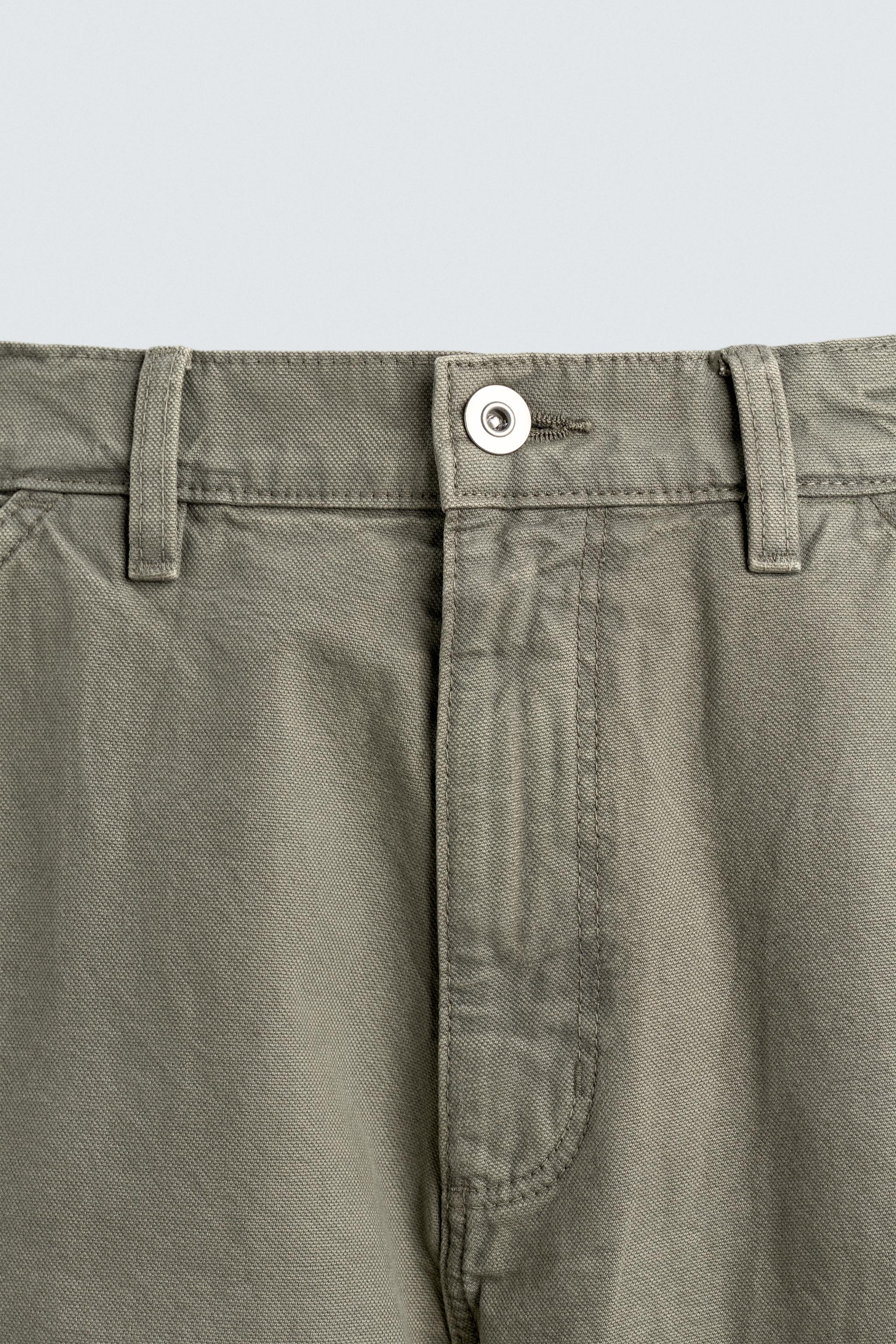WASHED EFFECT CARPENTER PANTS