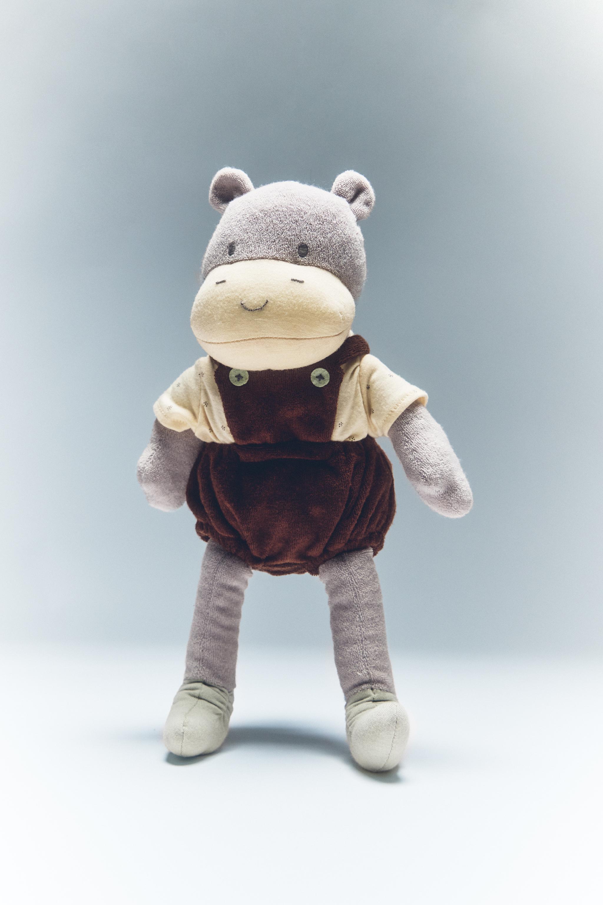 CHILDREN'S MUSICAL HIPPOPOTAMUS PLUSH TOY
