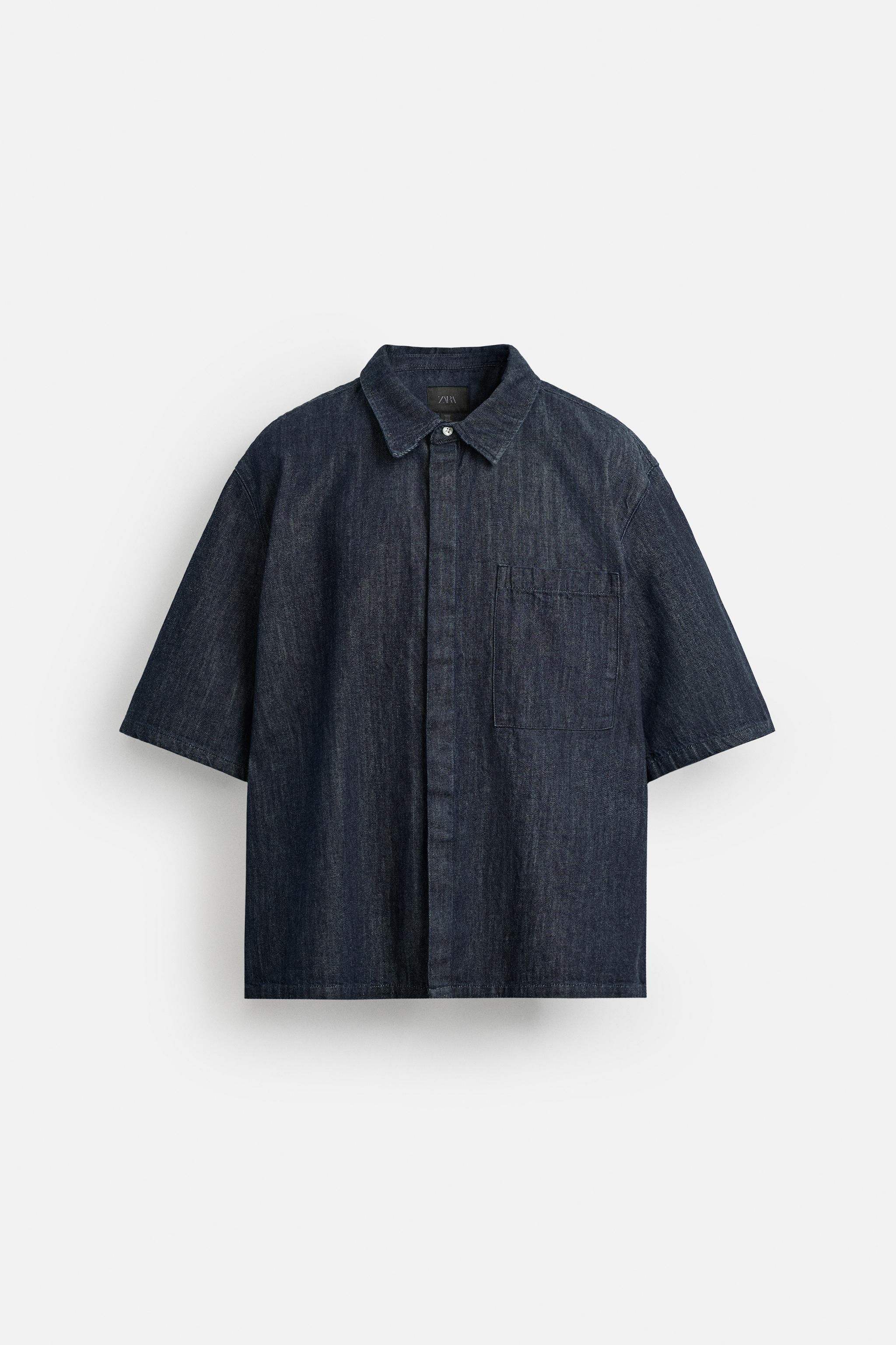 RELAXED FIT DENIM SHIRT
