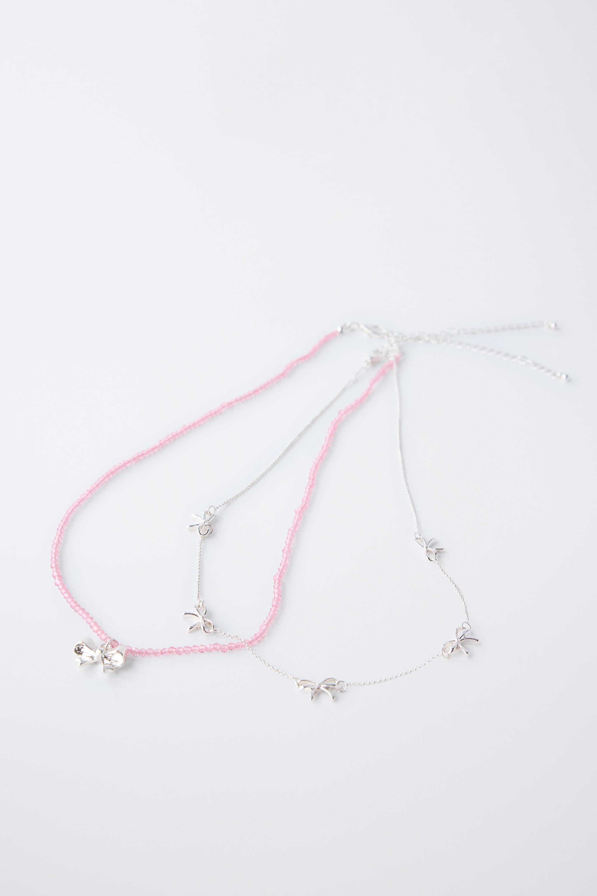 TWO-PACK OF BOW NECKLACES