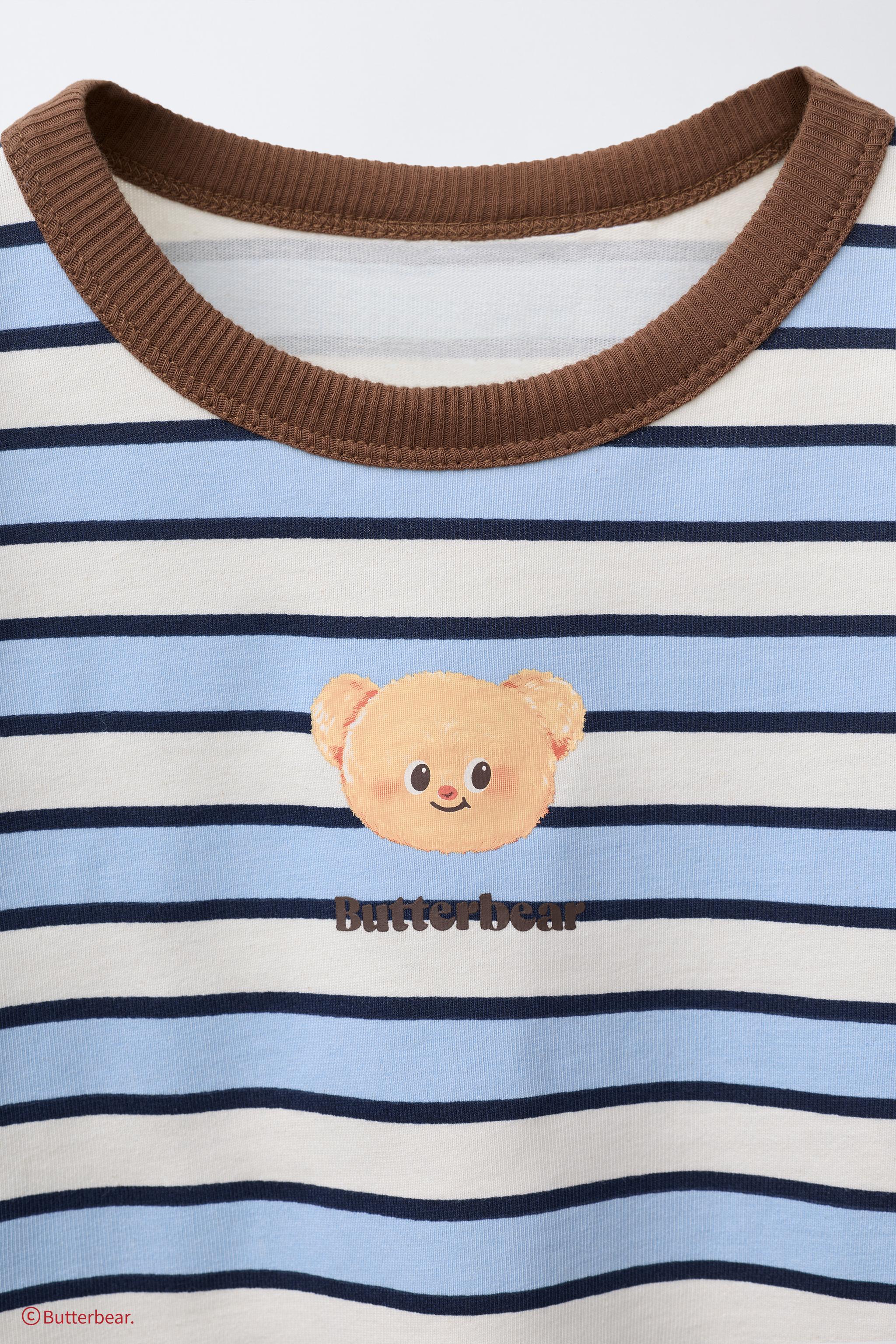 BUTTERBEAR © STRIPED T-SHIRT