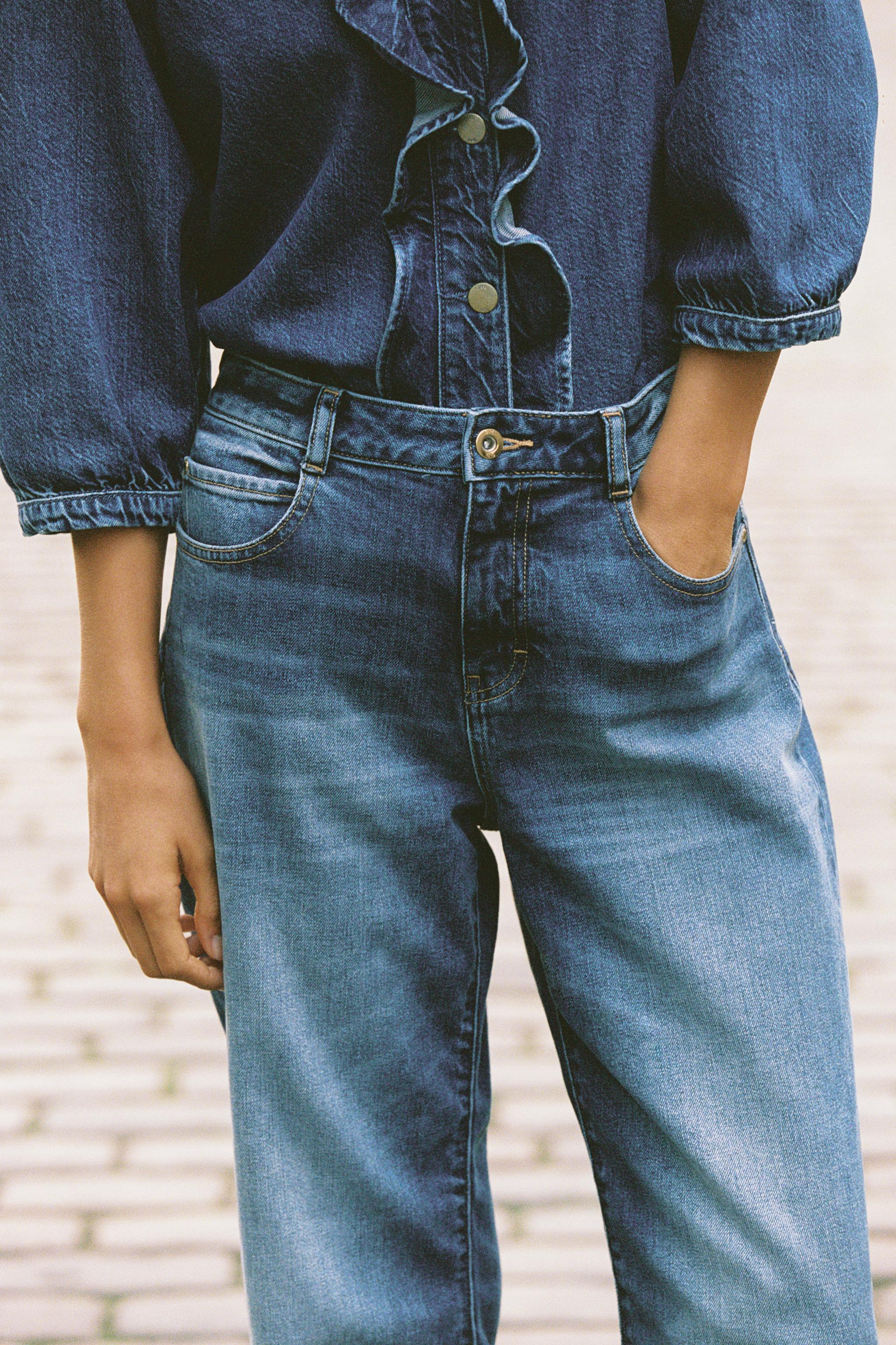 Z.07 RELAXED FIT HI-RISE CUFFED JEANS