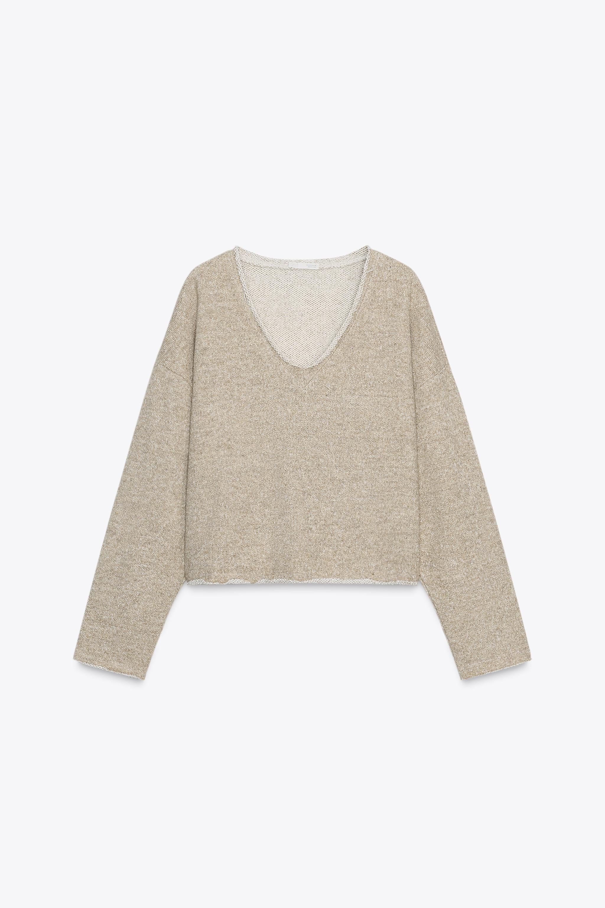 RUSTIC V-NECK SWEATSHIRT