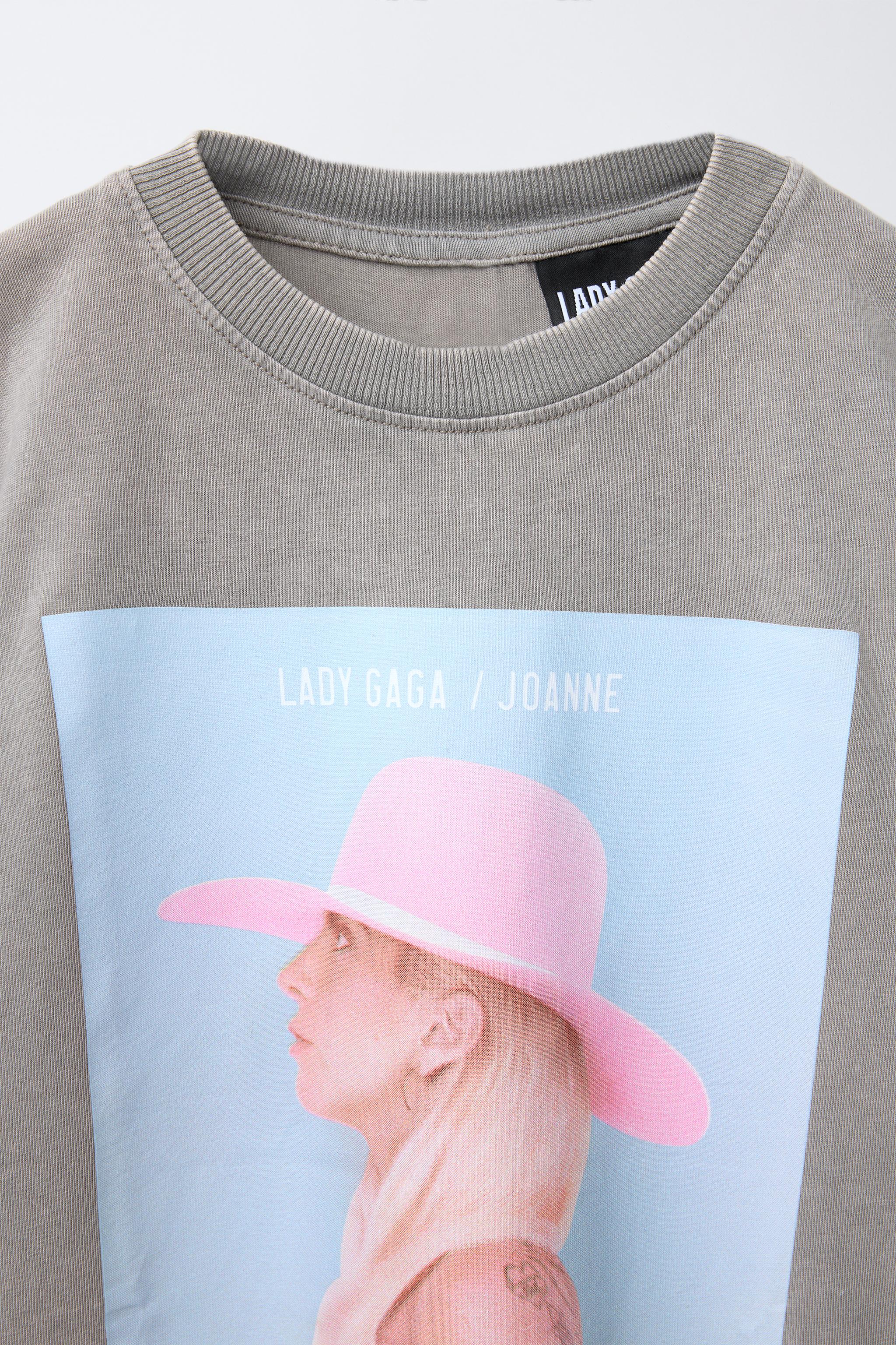 LADY GAGA © WASHED EFFECT T-SHIRT