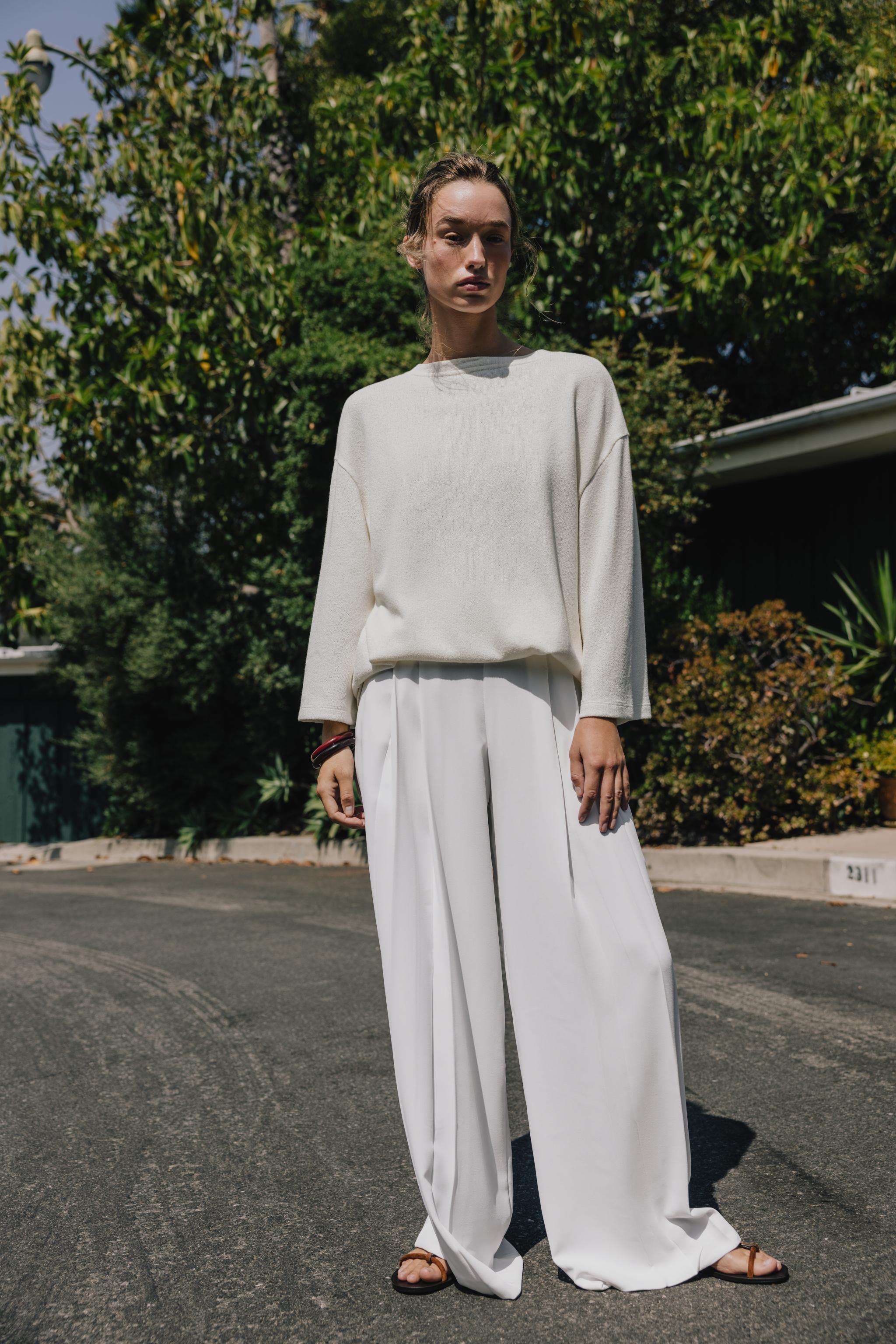 OVERSIZED KNIT T-SHIRT