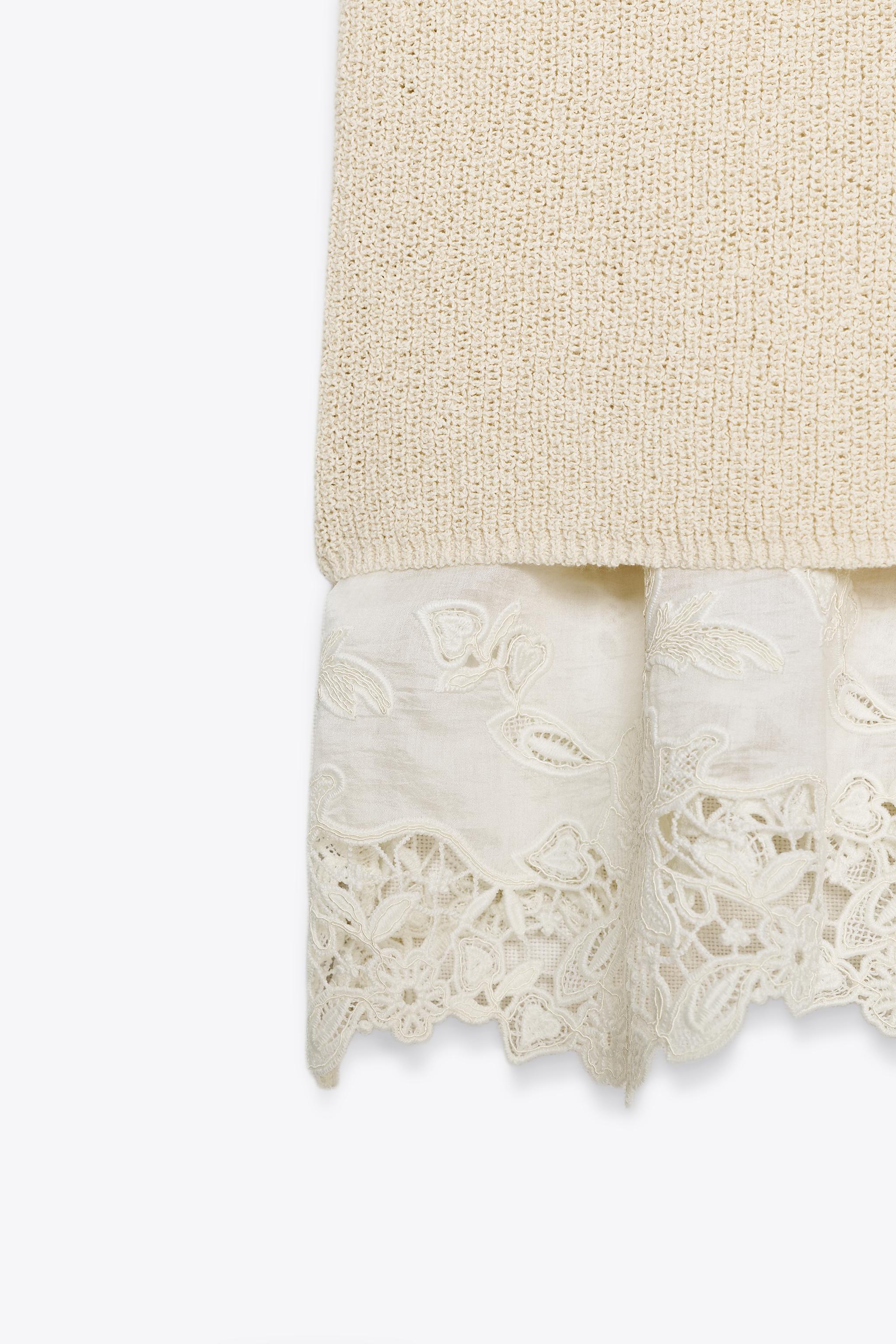 COMBINATION KNIT DRESS