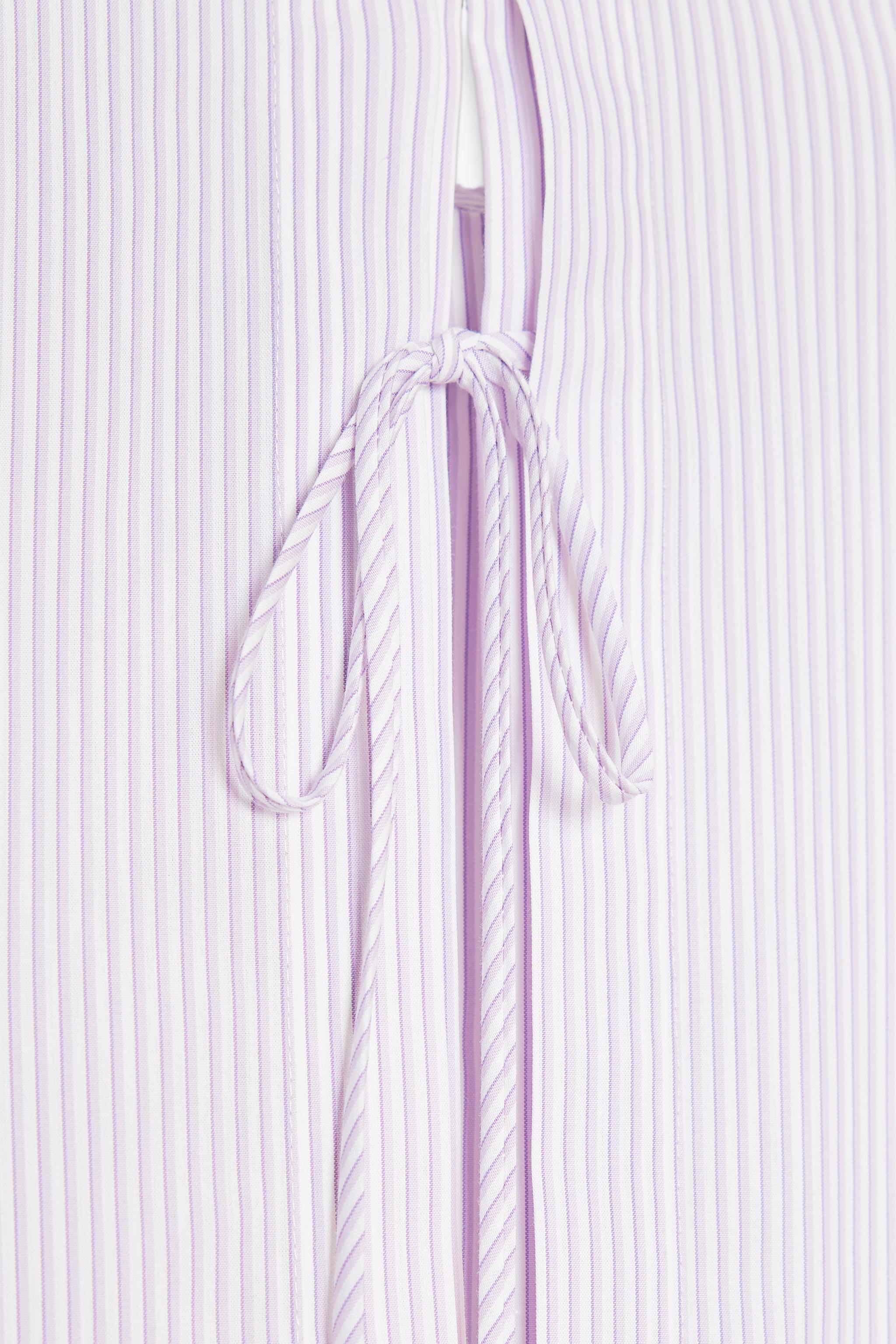 OVERSIZED POPLIN SHIRT WITH BACK TIES