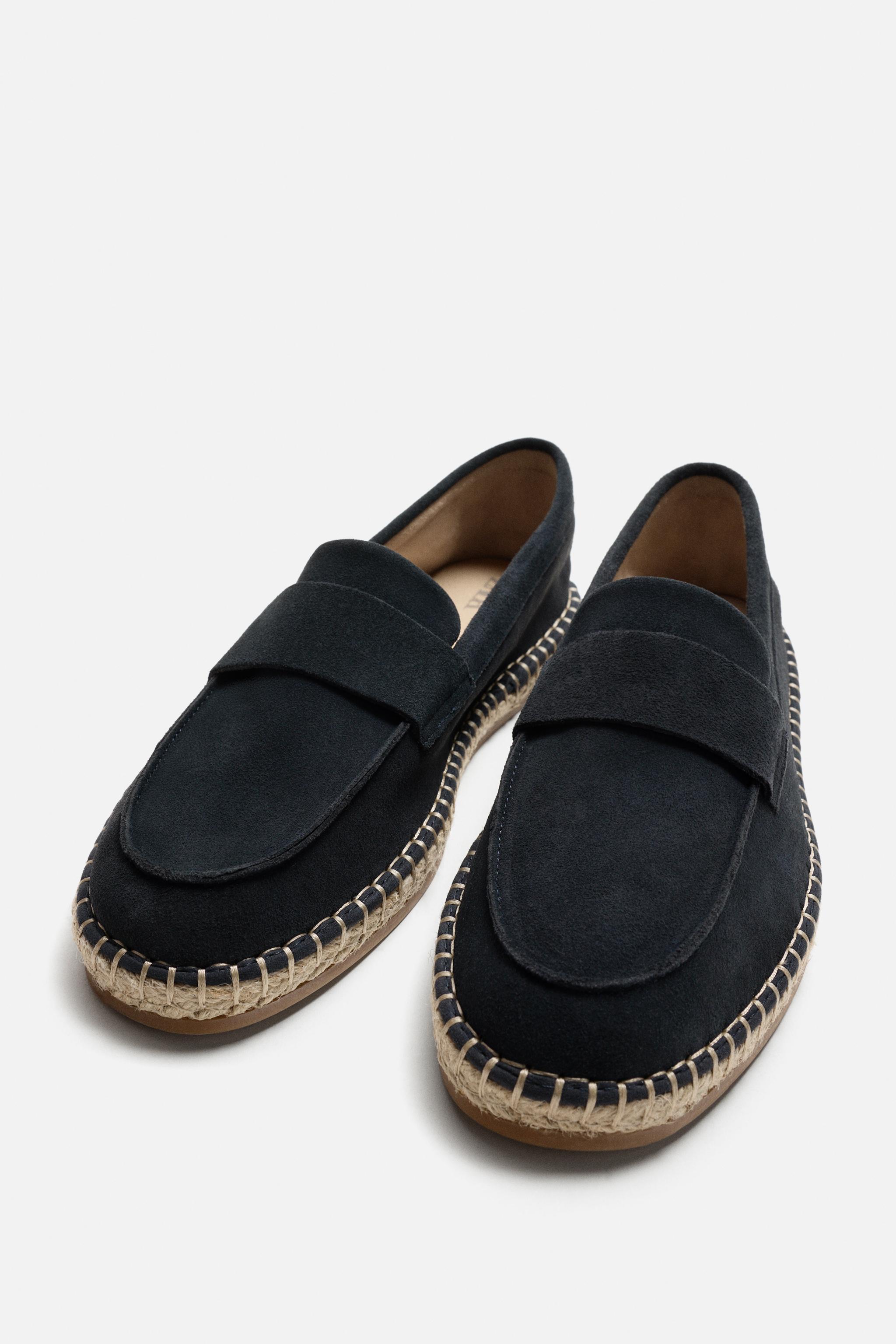 LEATHER PENNY KEEPER ESPADRILLES