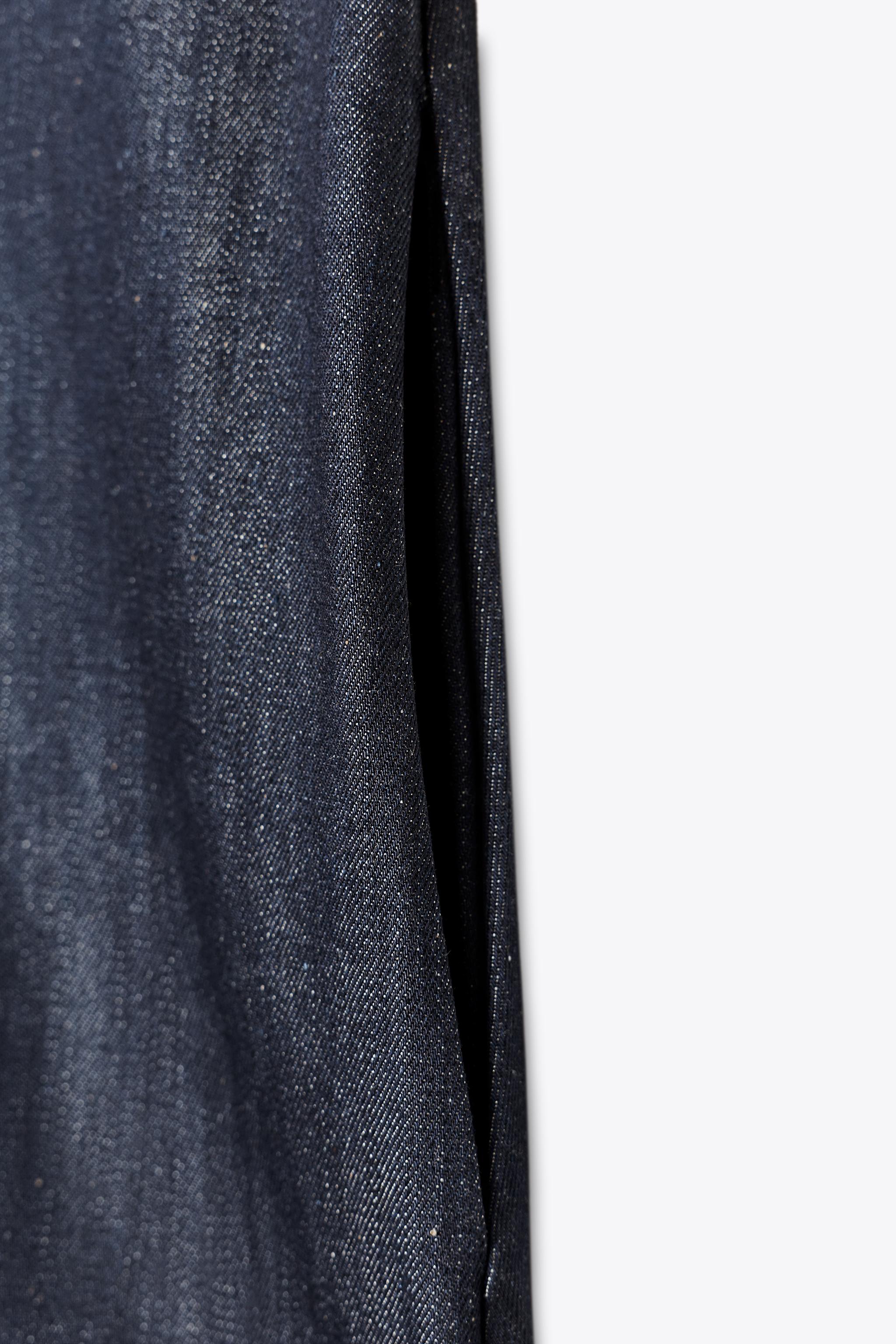 ZW COLLECTION DENIM MINI DRESS