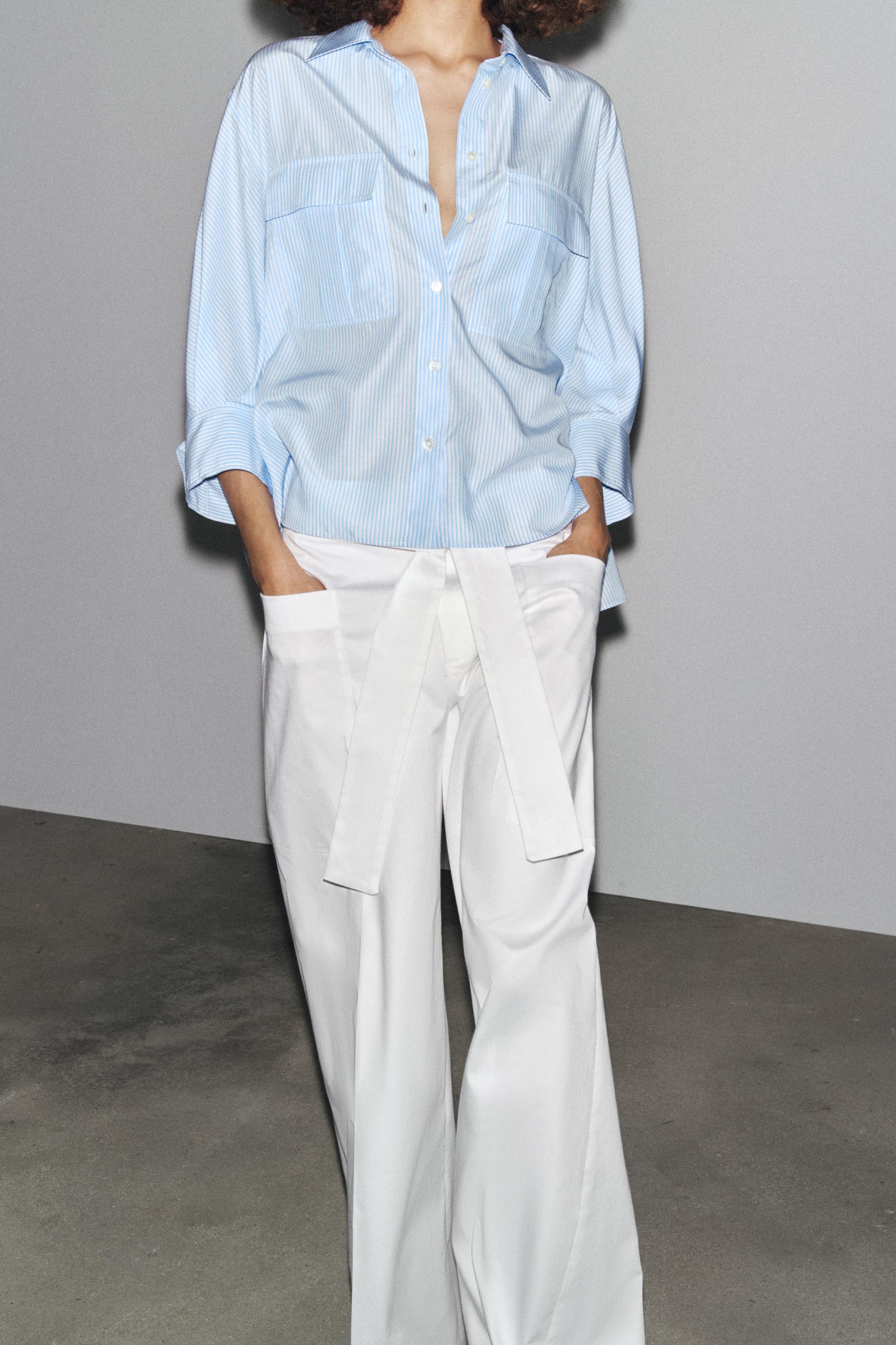 ZW COLLECTION STRIPED SHIRT