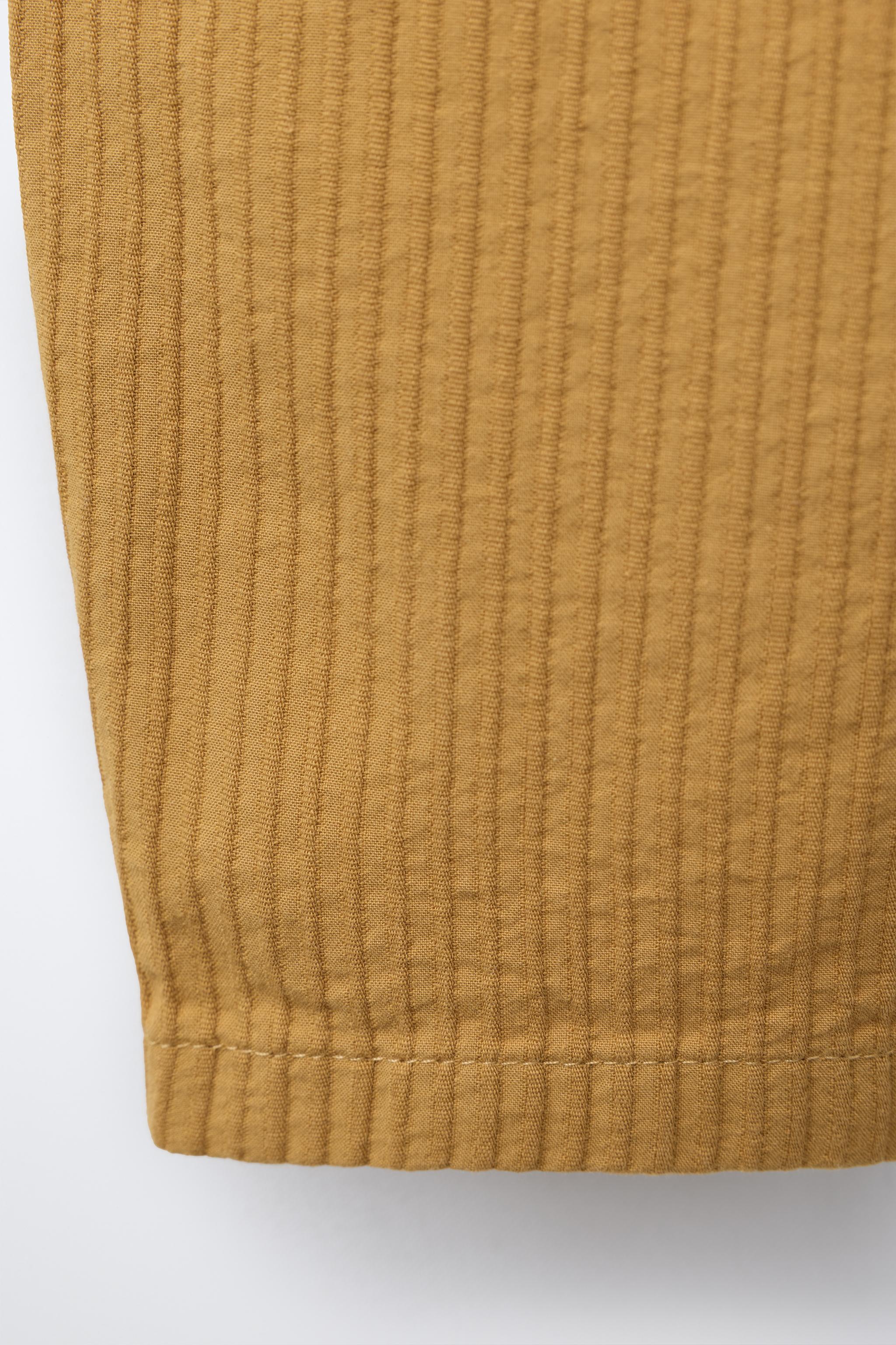 TEXTURED BAGGY PANTS