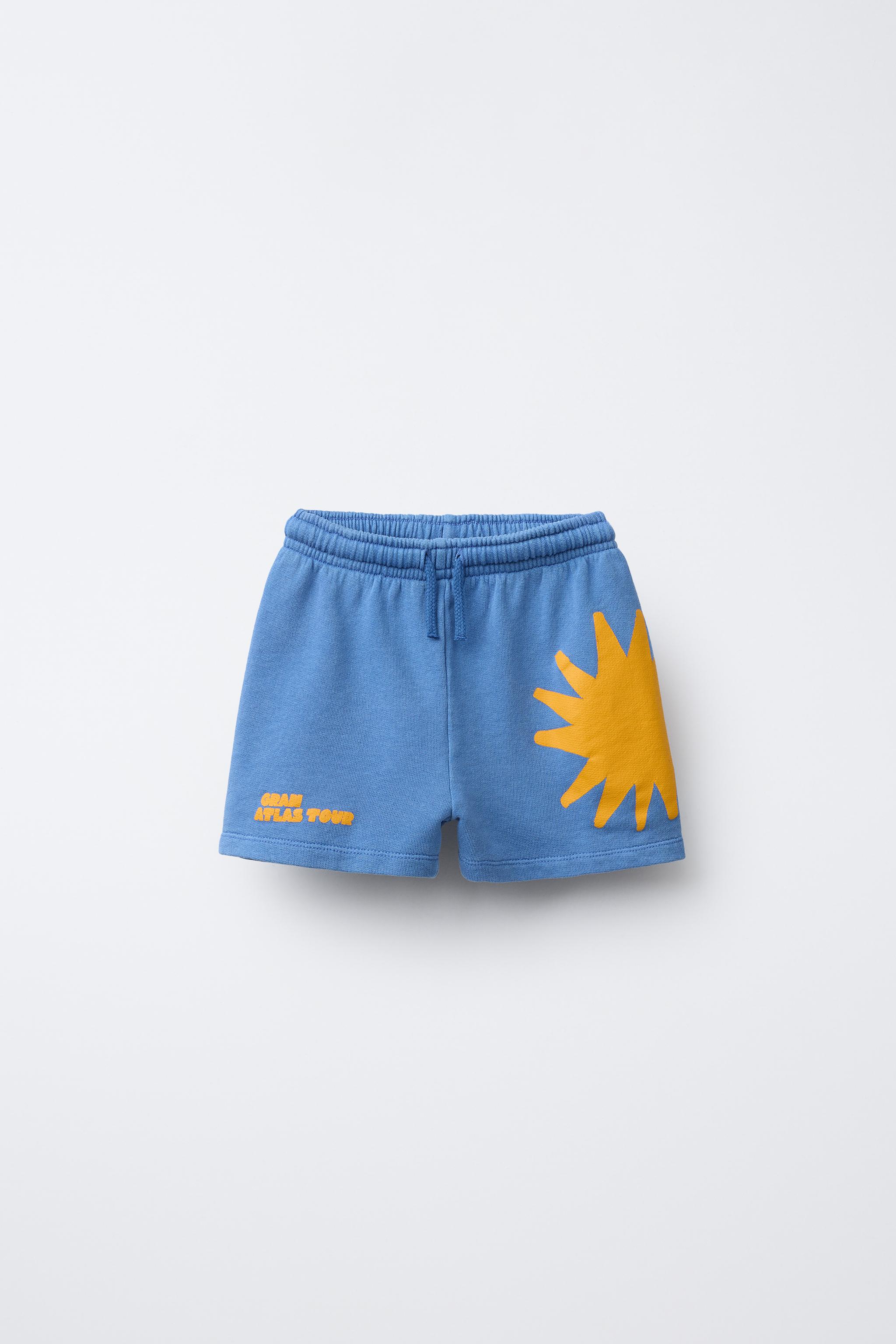 SUN PRINT SHORTS