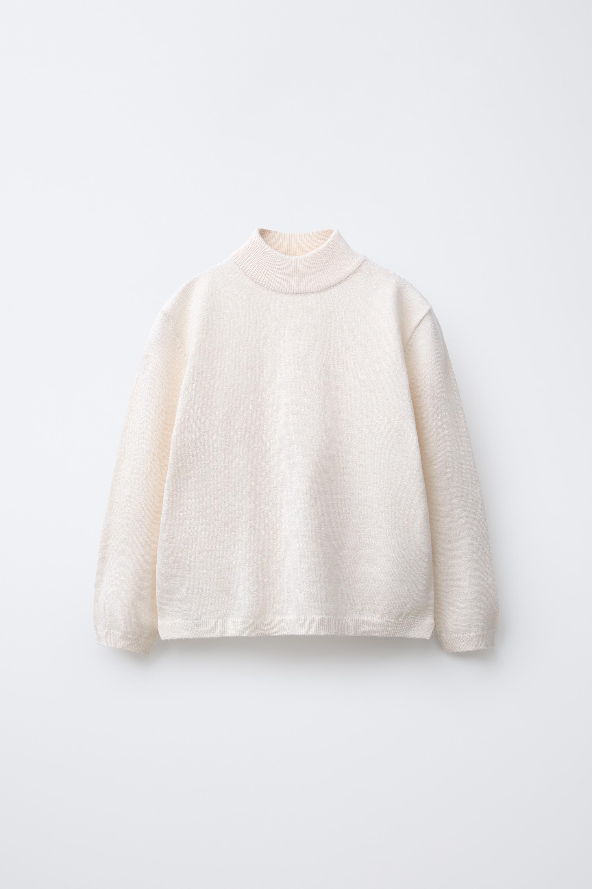MOCK NECK KNIT SWEATER