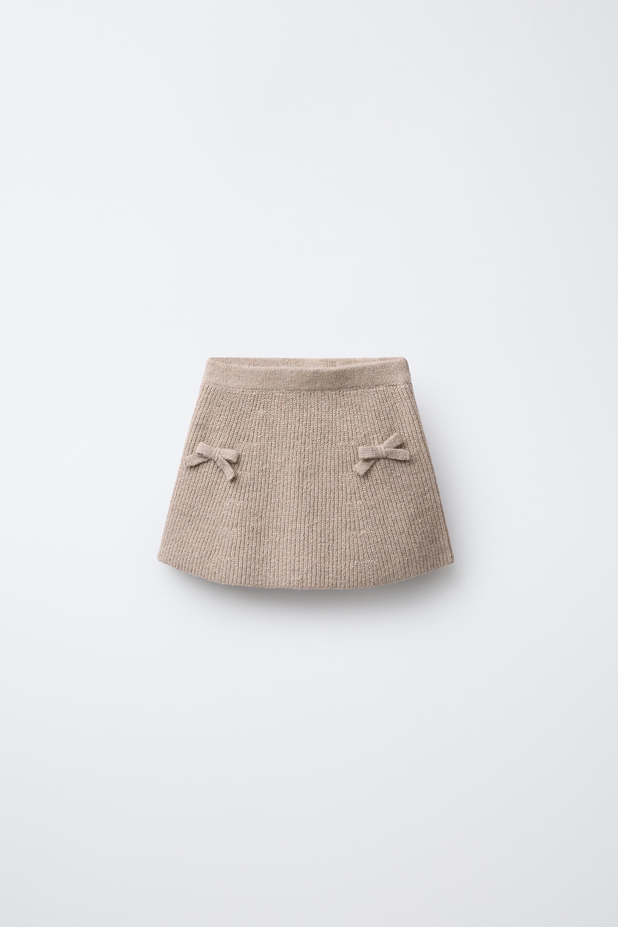BOW KNIT SKIRT