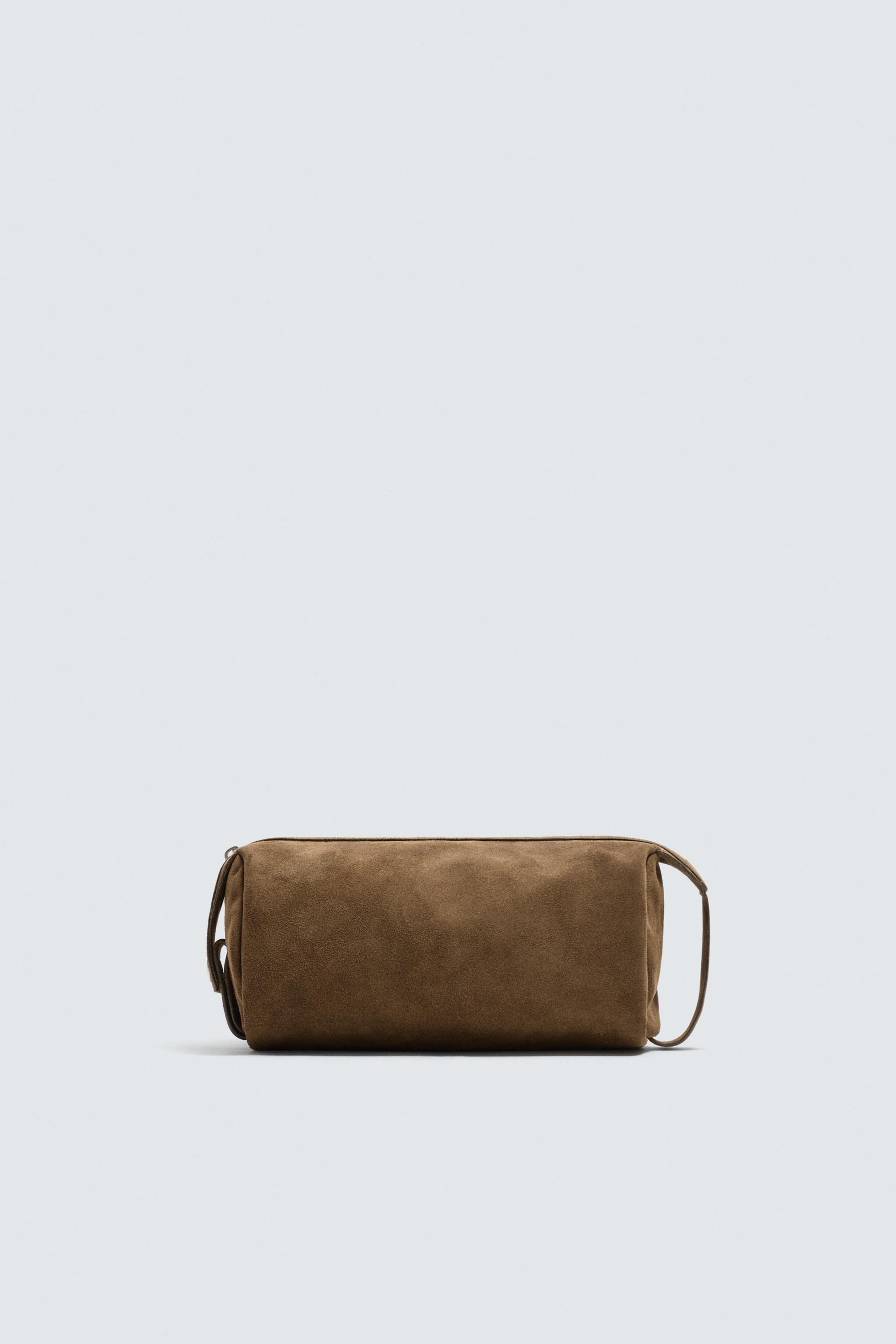 LEATHER TOILETRY BAG